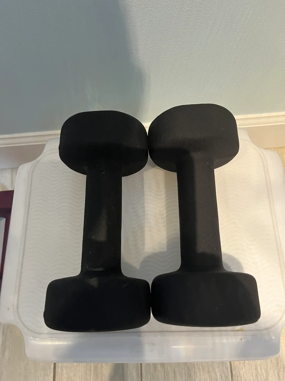 Pair of 10 lb Neoprene Dumbbells image indicator(2)