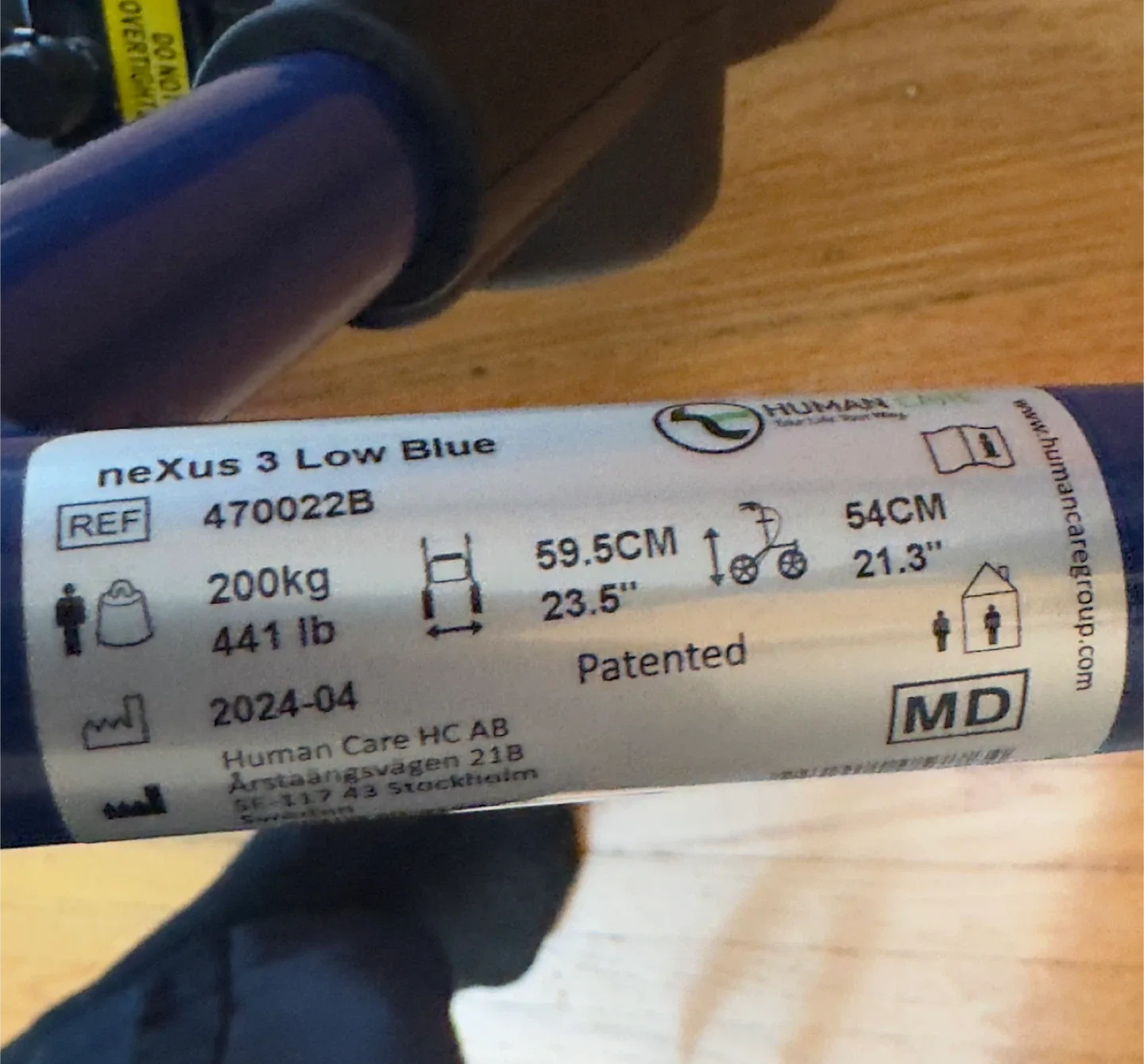 Nexus 3 Low Blue Walker Rollator image indicator(5)