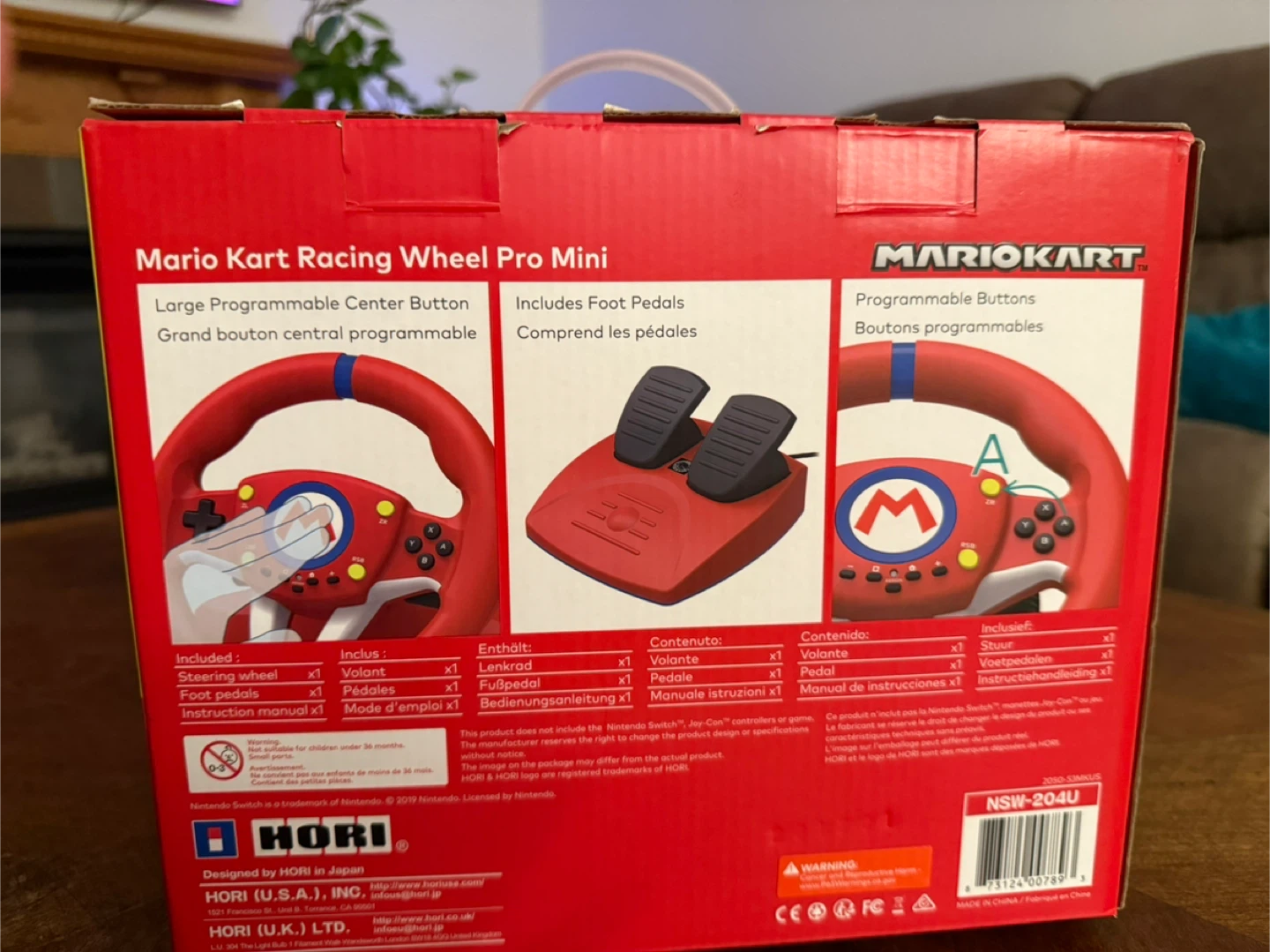 Mario Kart Racing Wheel Pro Mini for Nintendo Switch - photo 2