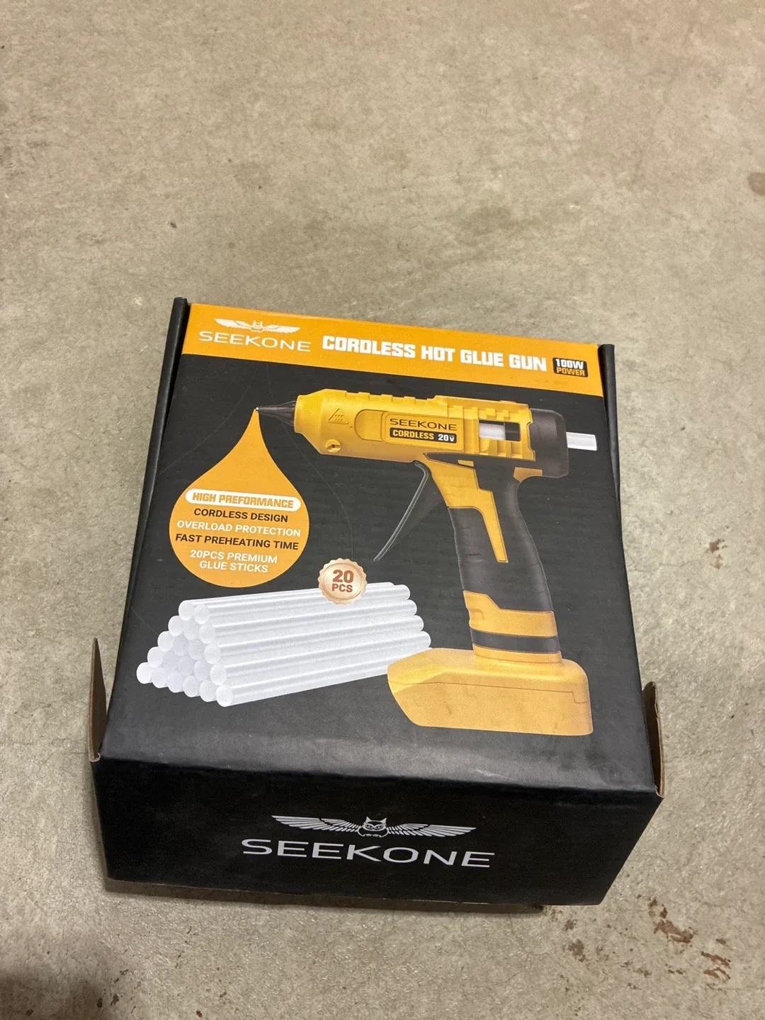 Seekone Cordless Hot Glue Gun - New in Box! image indicator(2)