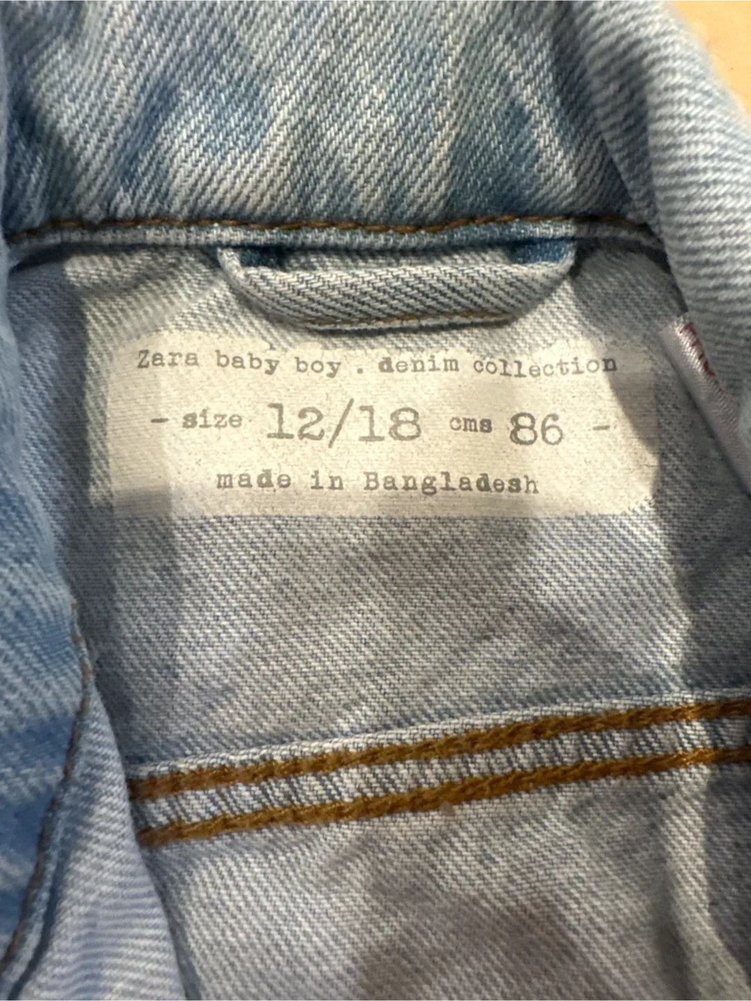 Zara Baby Denim Jacket - Size 12-18 Months image indicator(2)