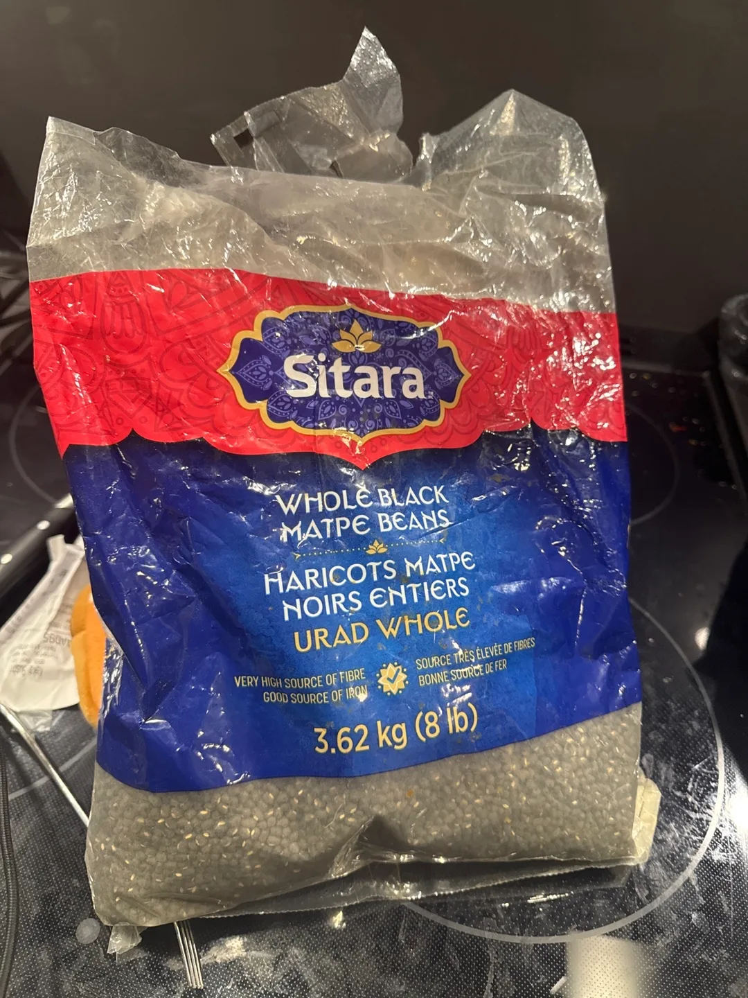 Sitara Whole Black Matpe Beans 3.62 kg thumbnail