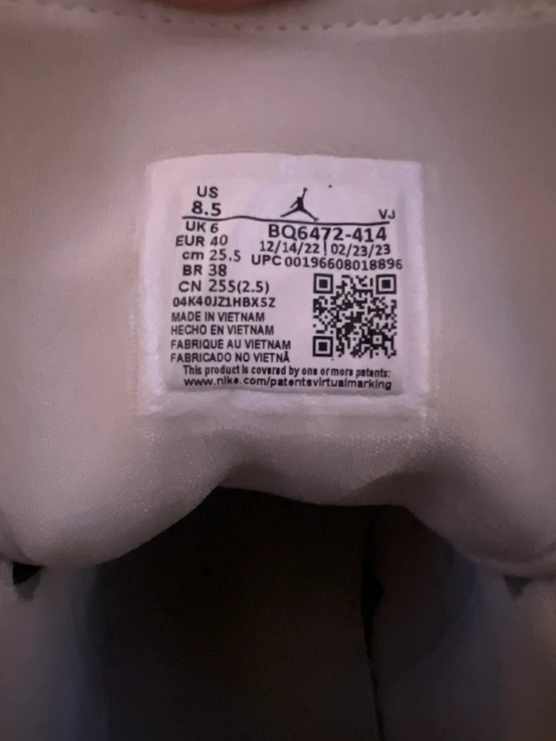 Nike Air Jordan 1 Mid White/Deep Royal Blue, US 8.5 image indicator(3)