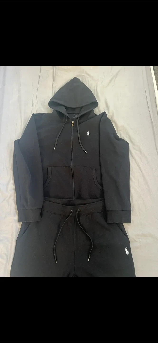 Ralph Lauren Black Tracksuit - Size M