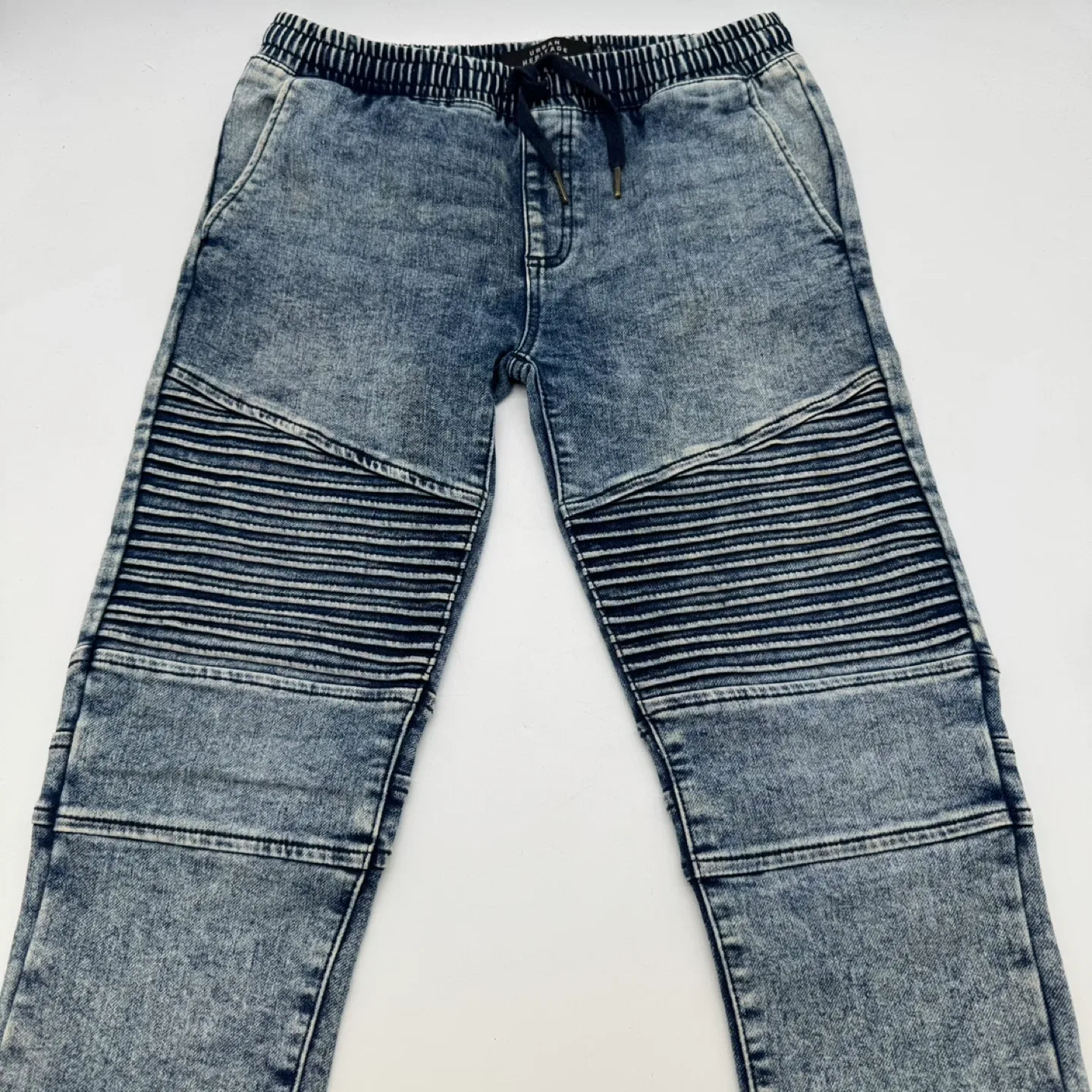 Urban Heritage  Moto Style Jogger Jeans (Men's) L (US 14) Blue thumbnail