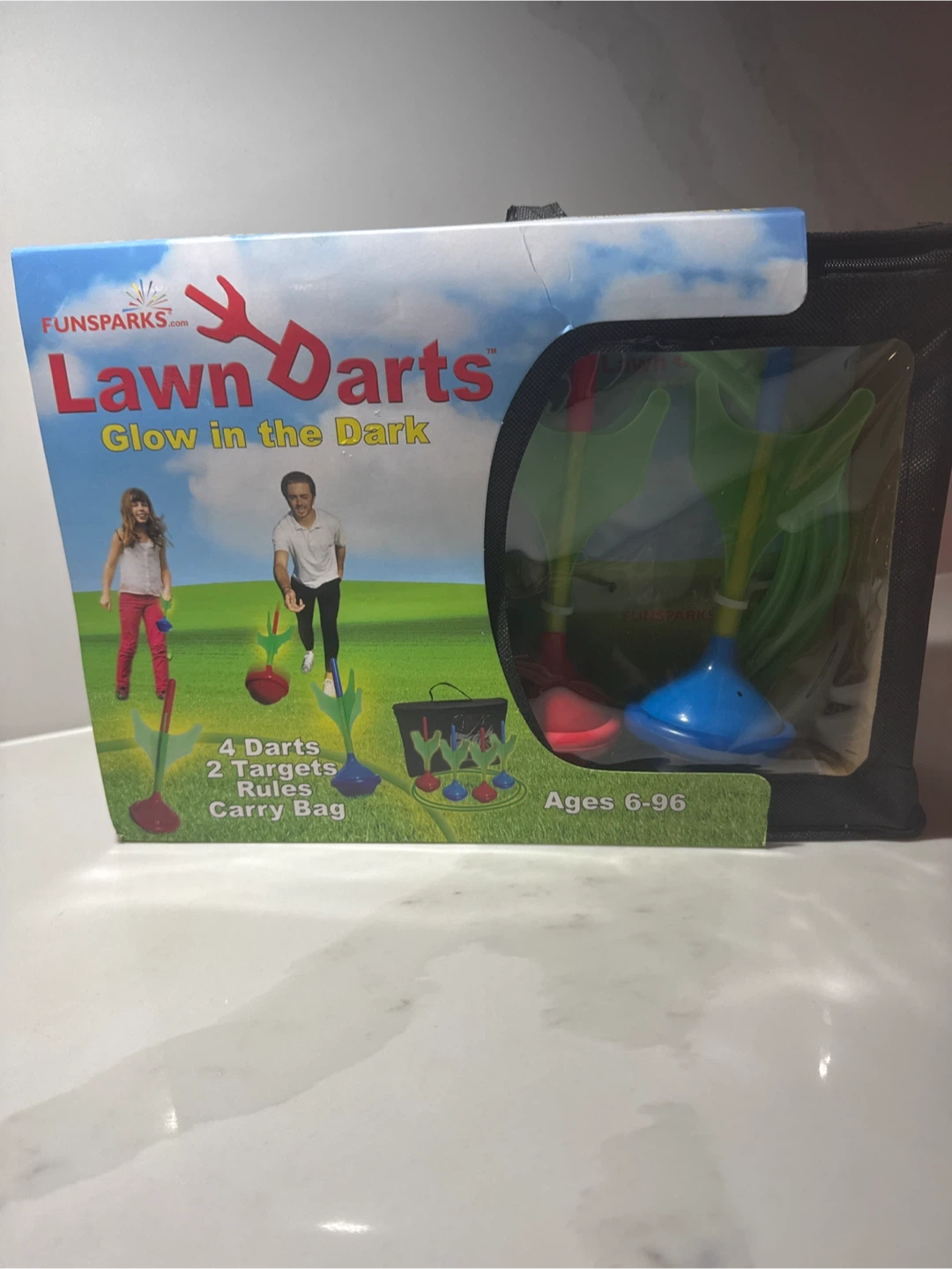 Funsparks Lawn Darts - Glow in the Dark, Ages 6-96