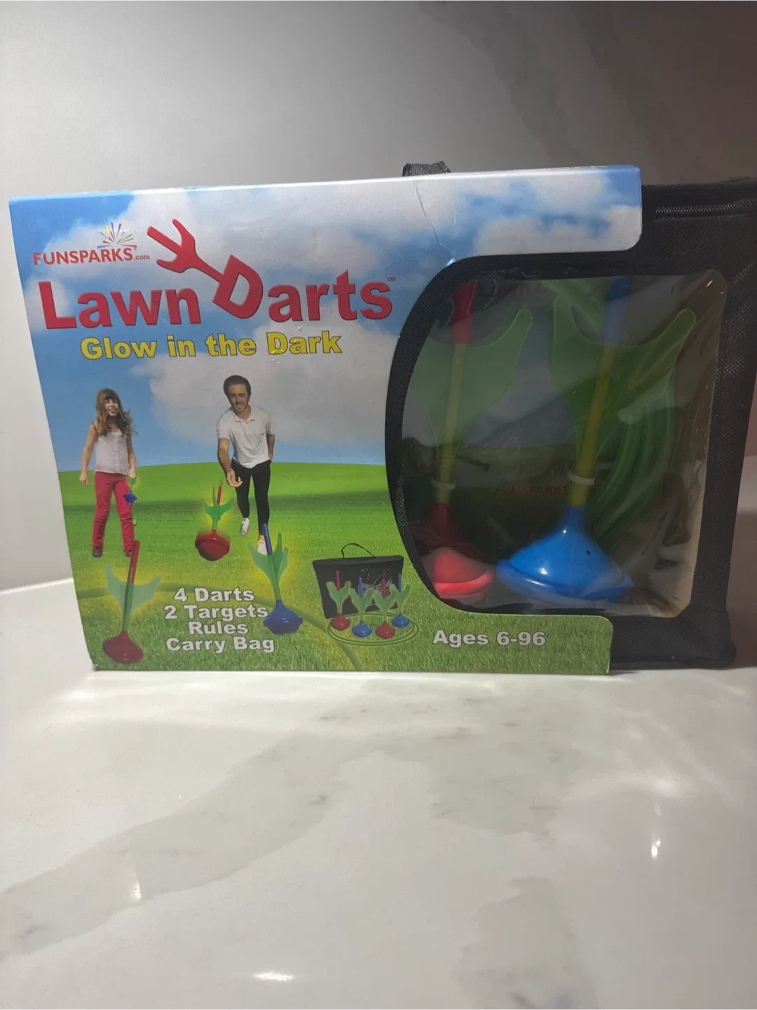 Funsparks Lawn Darts - Glow in the Dark, Ages 6-96 thumbnail
