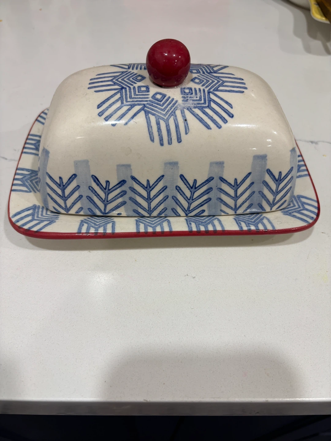Ceramic Butter Dish with Lid