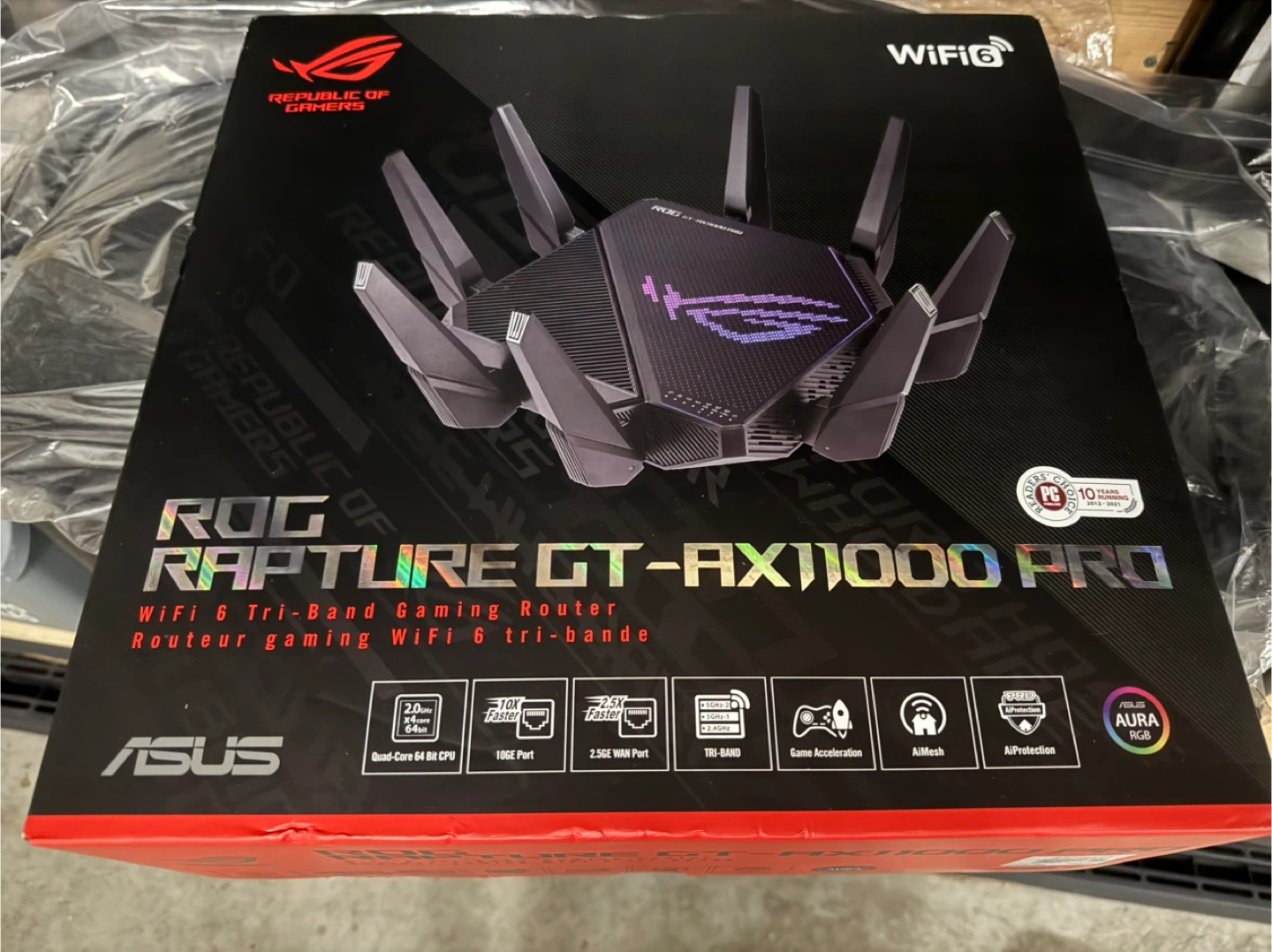 ASUS ROG Rapture GT-AX11000 Pro WiFi 6 Router