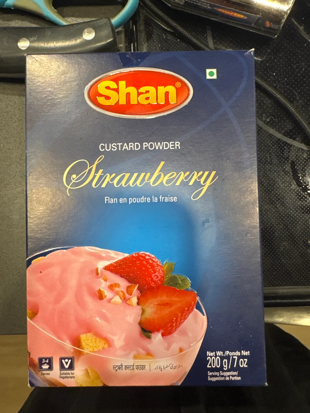 Shan Strawberry Custard Powder - 200g thumbnail