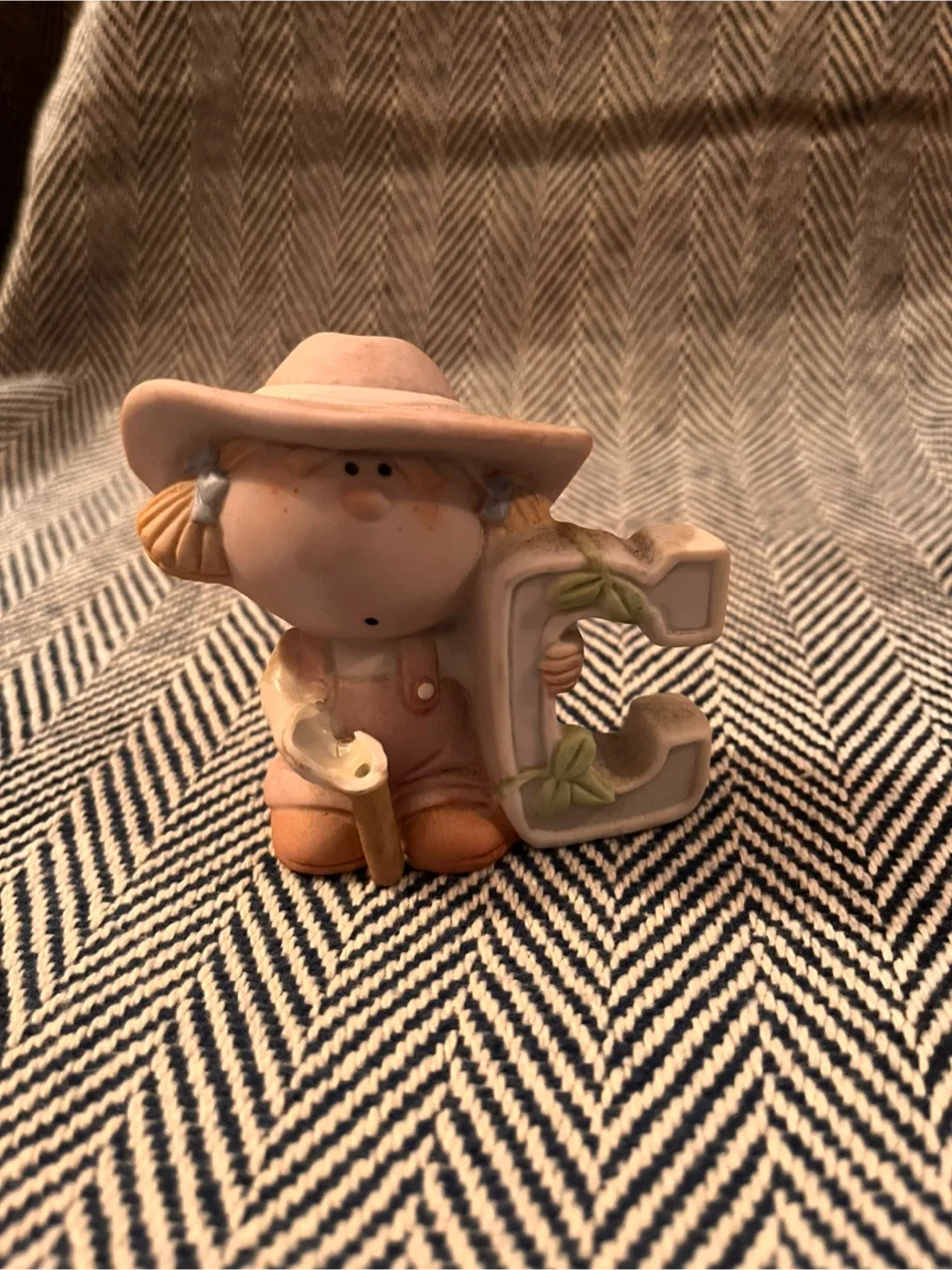 Vintage Bumpkin Letters Figurines - Rachel image indicator(4)