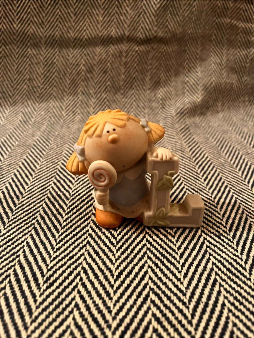 Vintage Bumpkin Letters Figurines - Rachel image indicator(7)