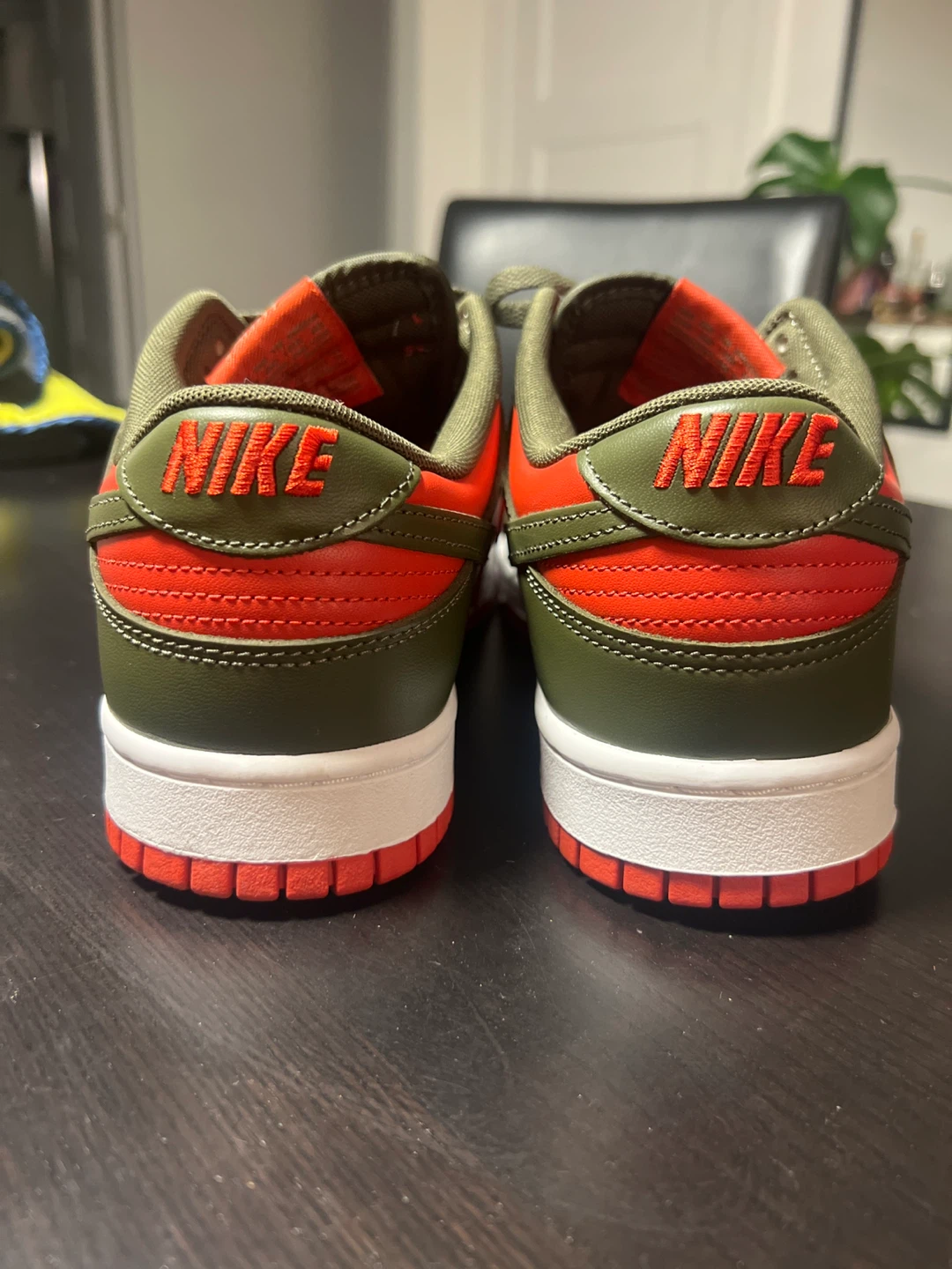 Nike Dunk Low Red Olive Sneakers - photo 3