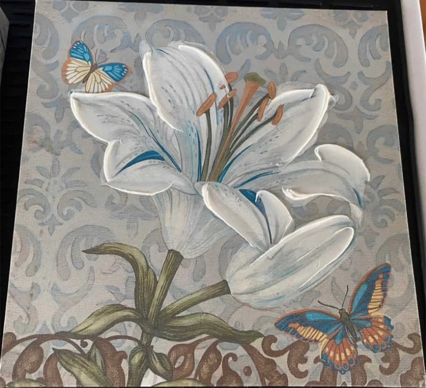 Floral Embossed Wall Art image indicator(2)