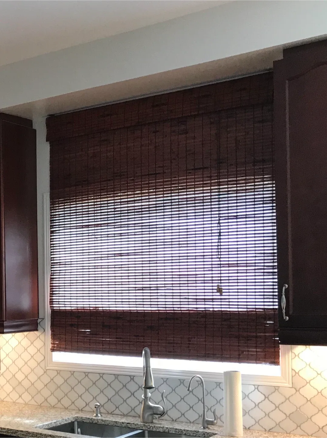 Bamboo Roman blind 48” image indicator(3)