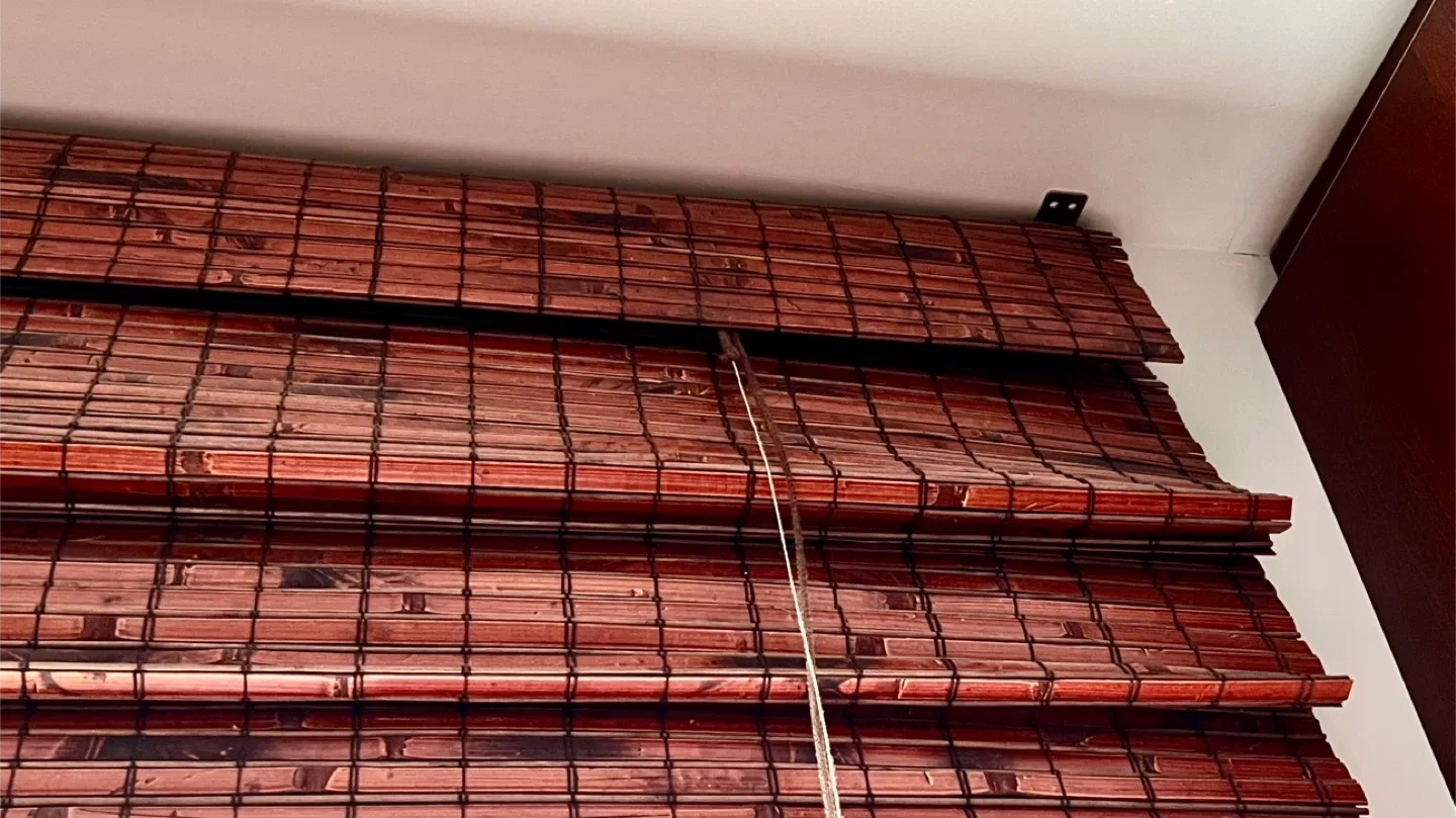 Bamboo Roman blind 48” image indicator(6)