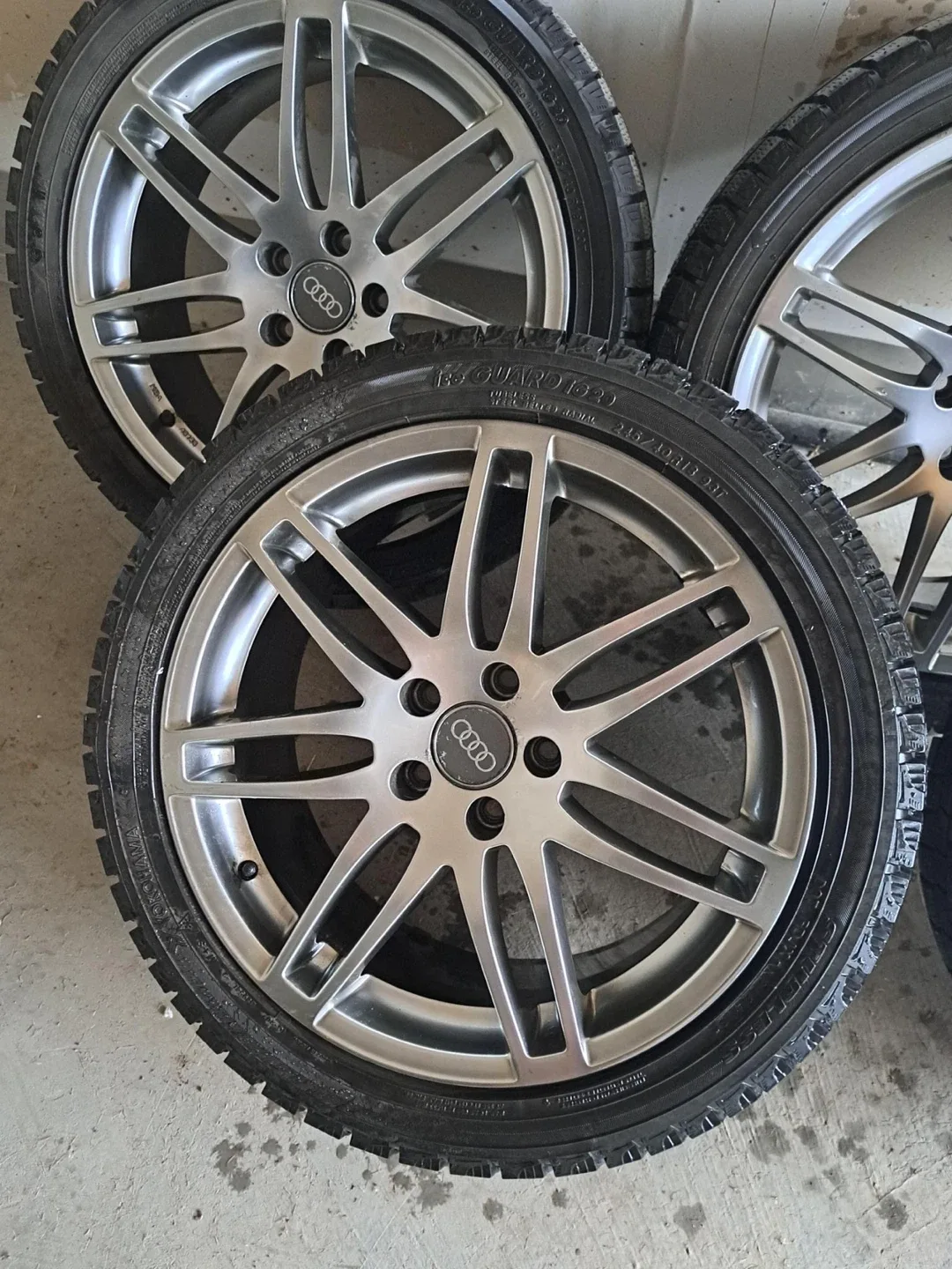 18” Audi Rims with Yokohama Winter Tires - Set of 4 image indicator(2)