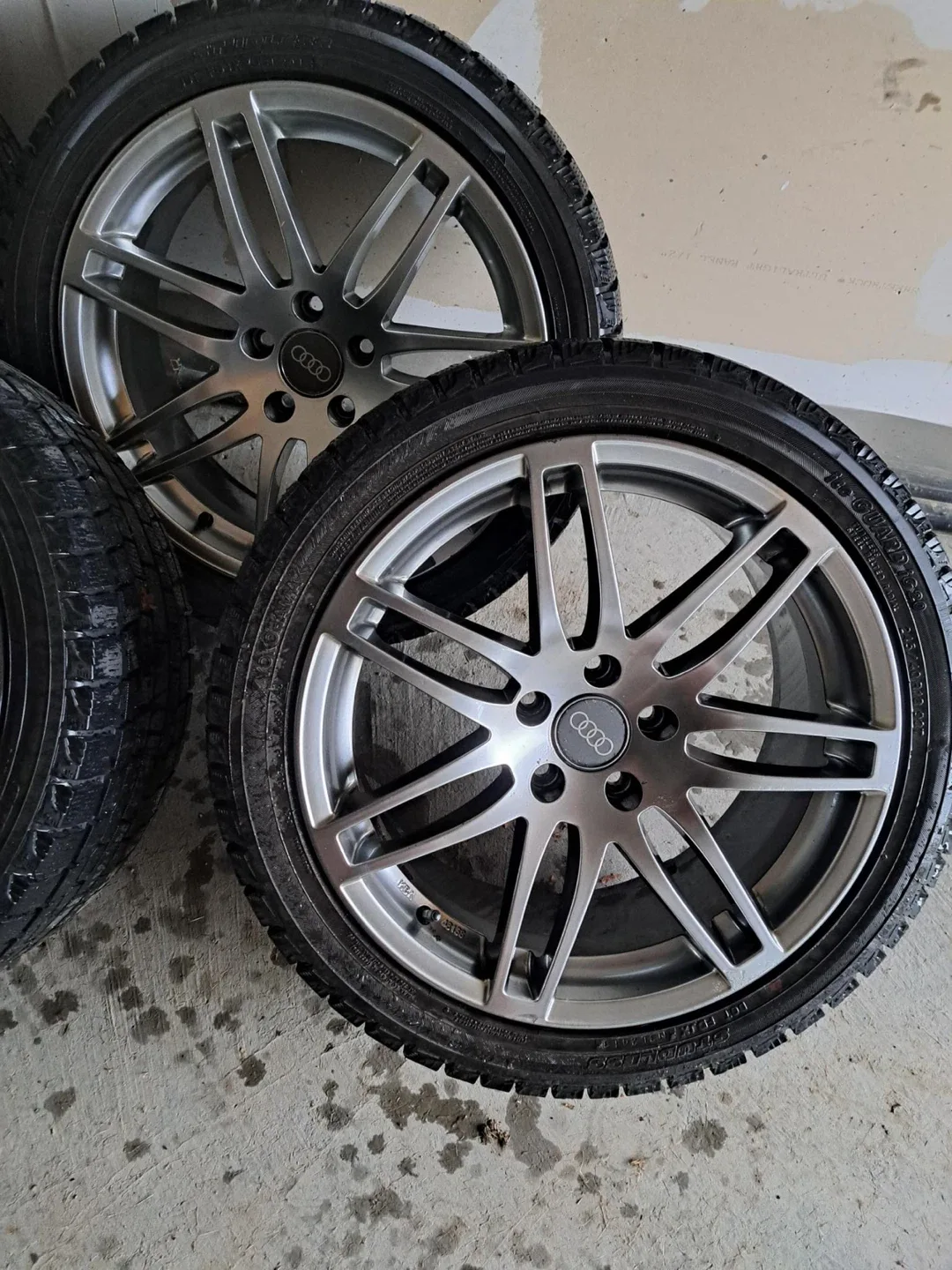 18” Audi Rims with Yokohama Winter Tires - Set of 4 image indicator(3)