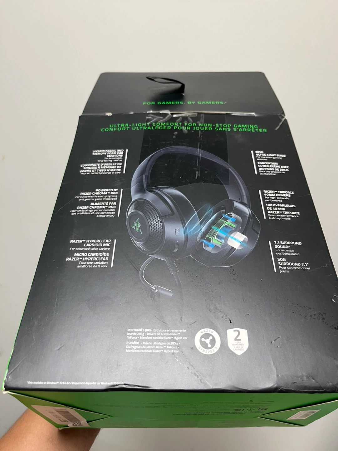 Razer Kraken V3 X Wired USB Gaming Headset - Like New! - photo 4