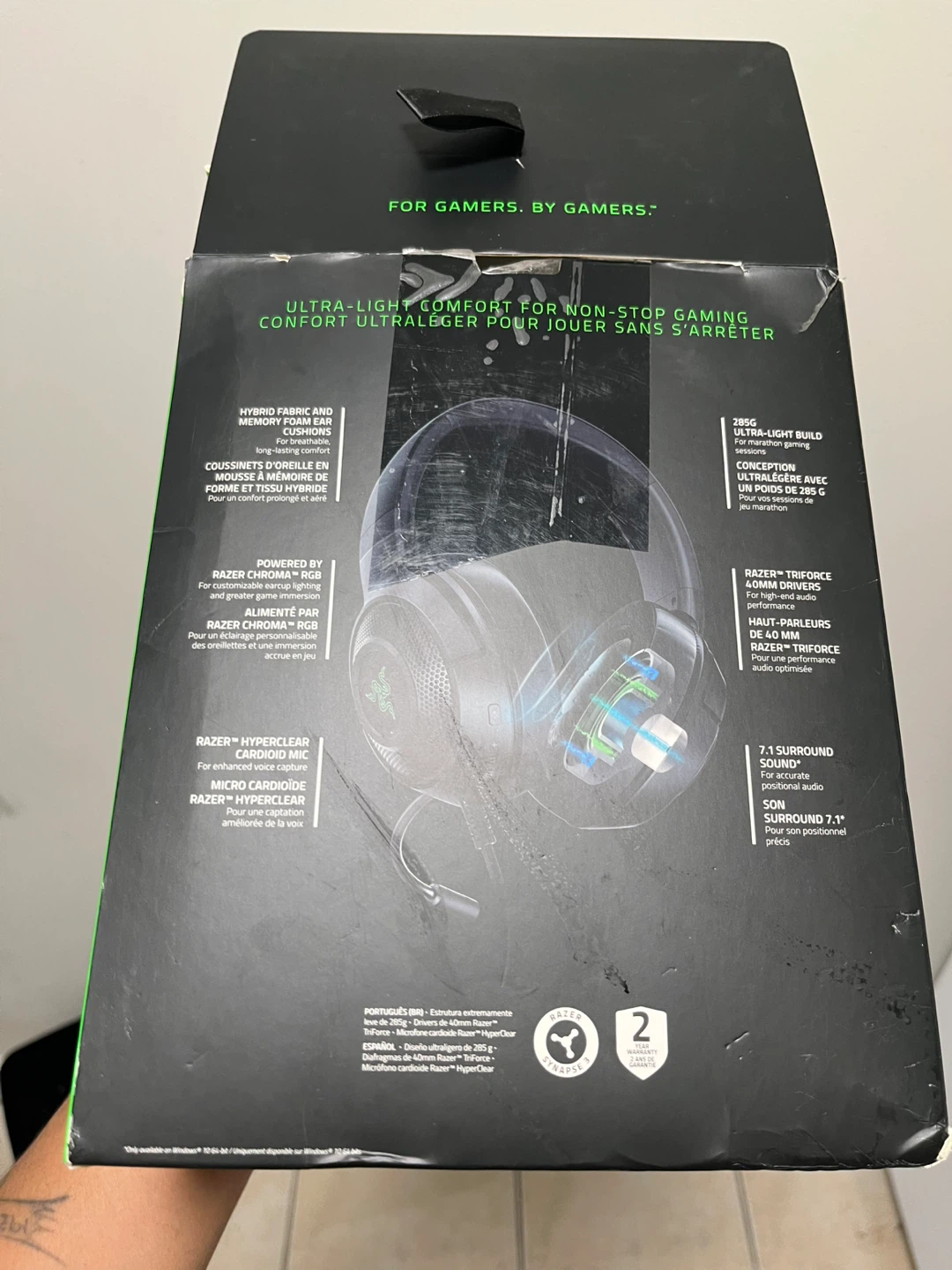 Razer Kraken V3 X Wired USB Gaming Headset - Like New! - photo 5