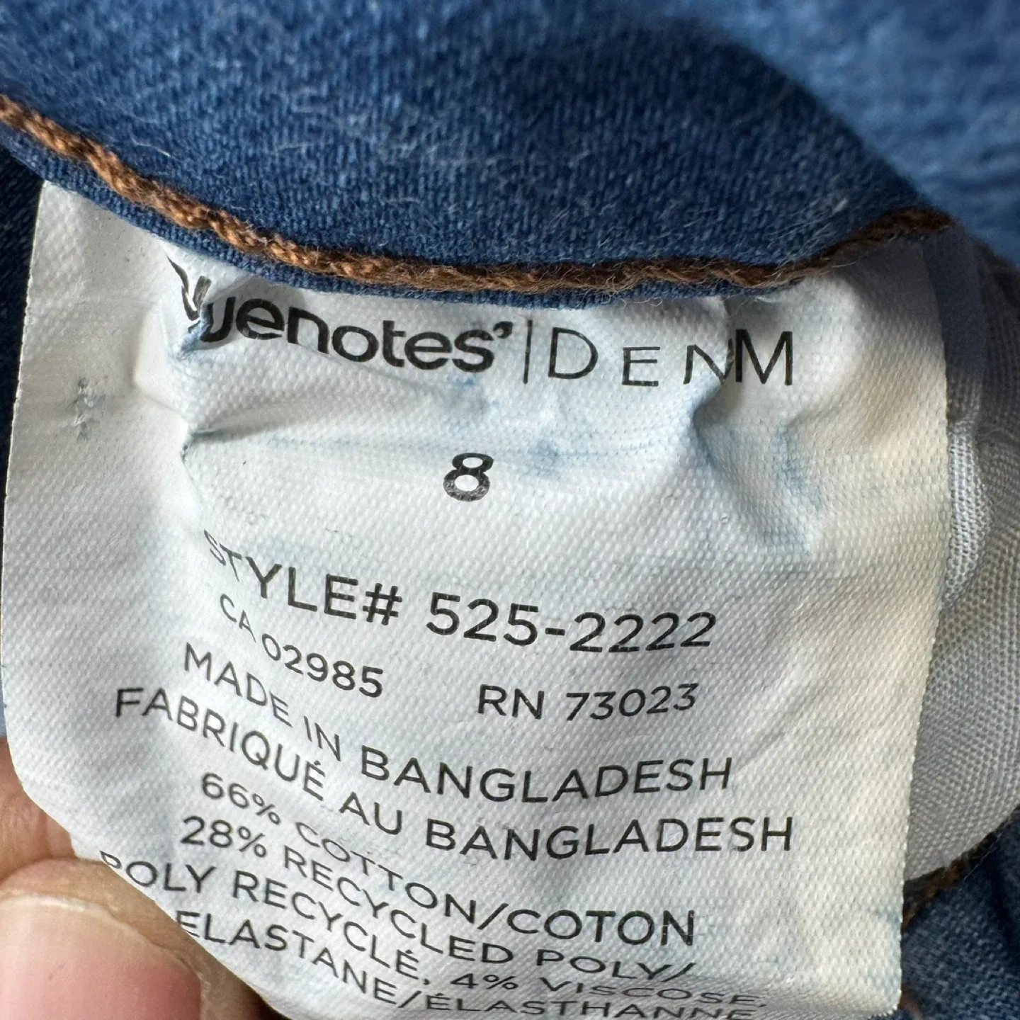 Bluenotes Emma High Rise Ankle Jegging Jeans Size 8 image indicator(7)