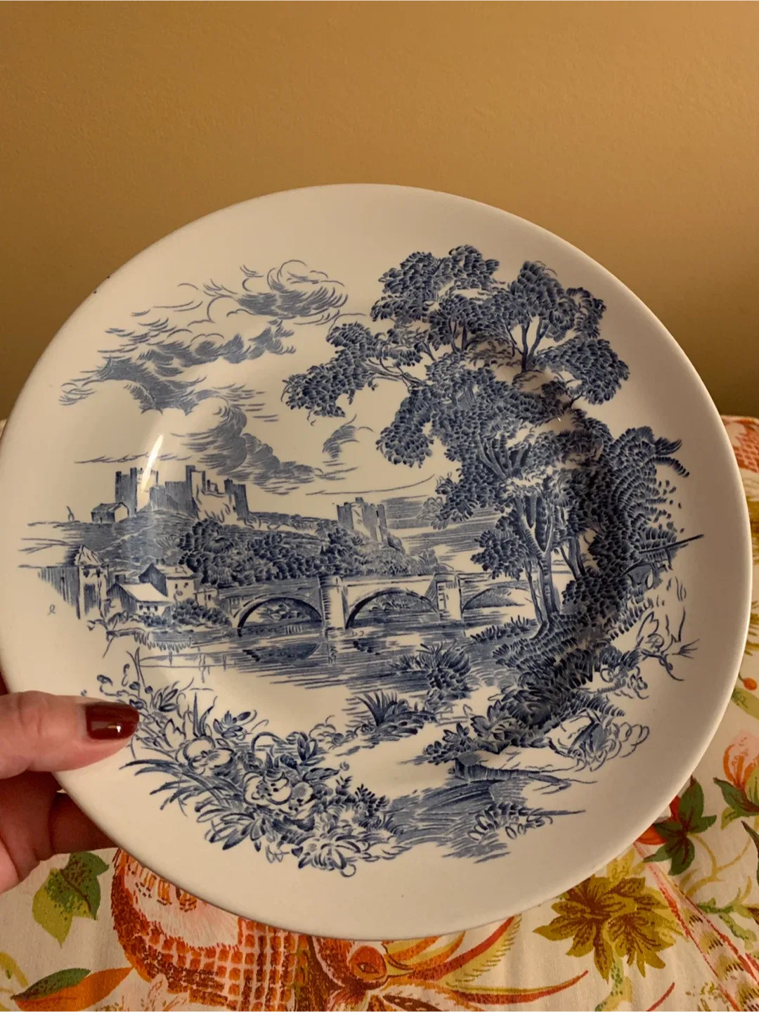 Vintage Wedgwood "Countryside" Plate image indicator(9)
