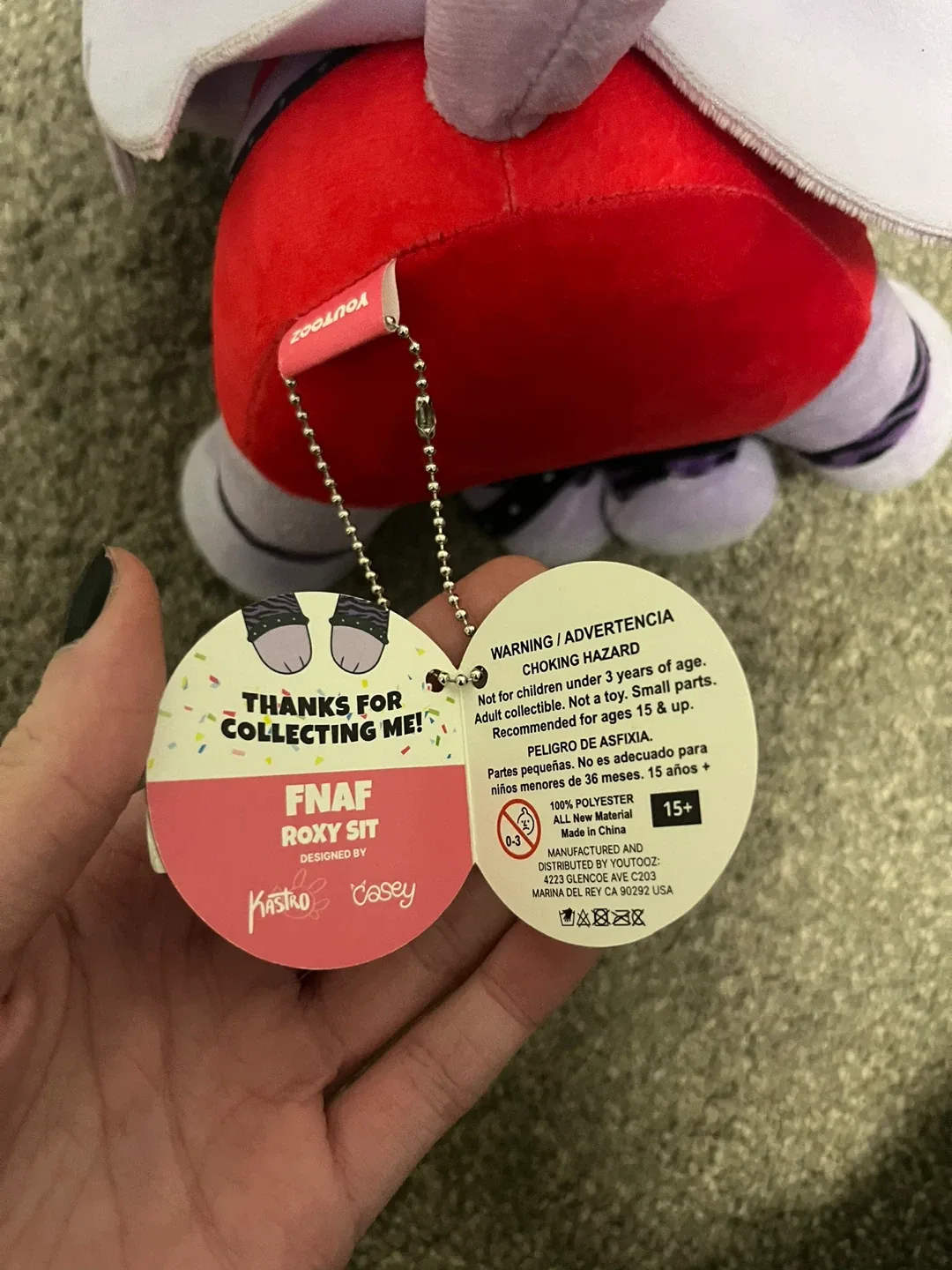 Youtooz FNAF Roxy Sit Plush image indicator(5)