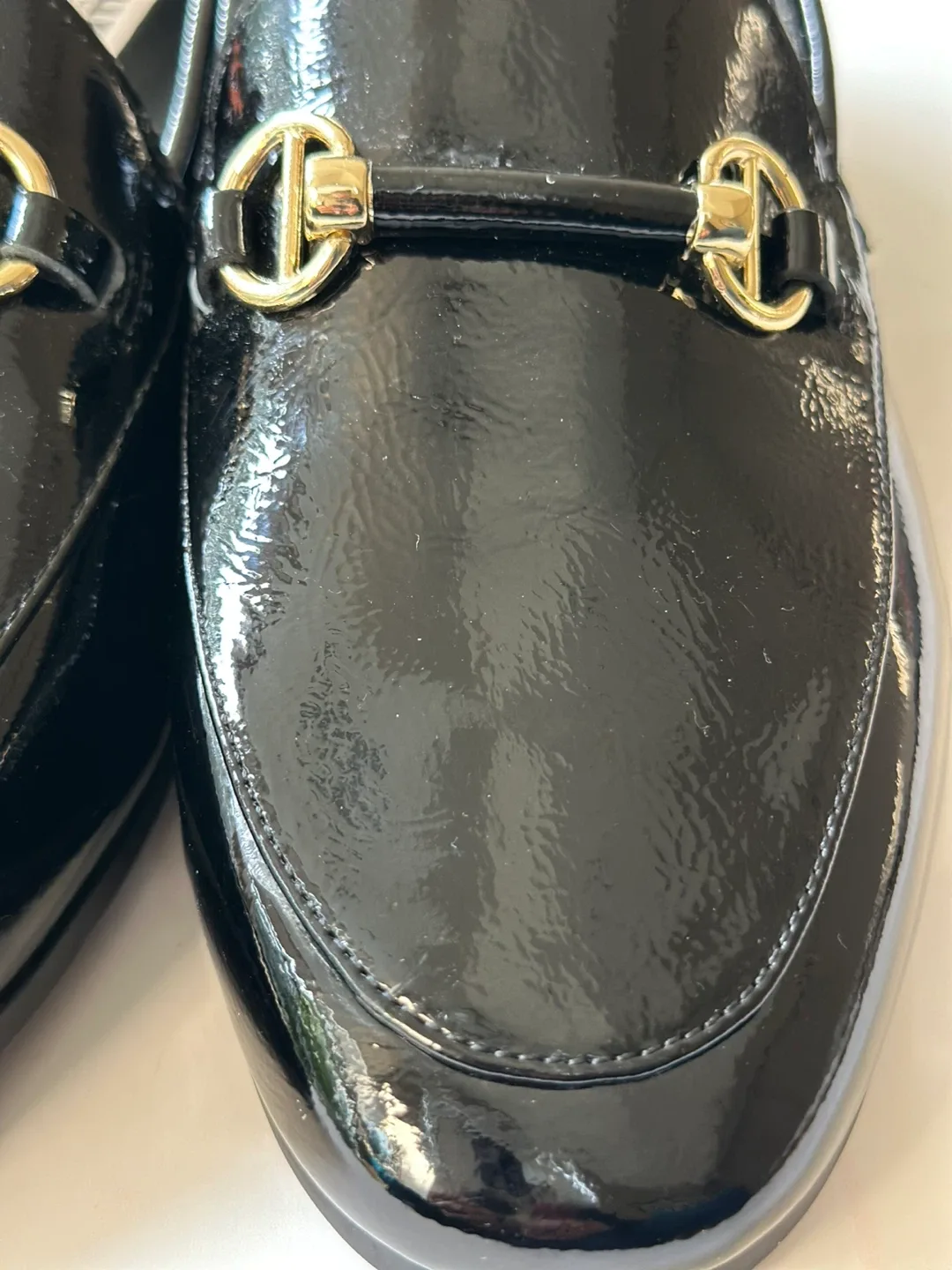 DUNE London, black leather loafers, size EUR 38/ US 7-7.5 image indicator(8)