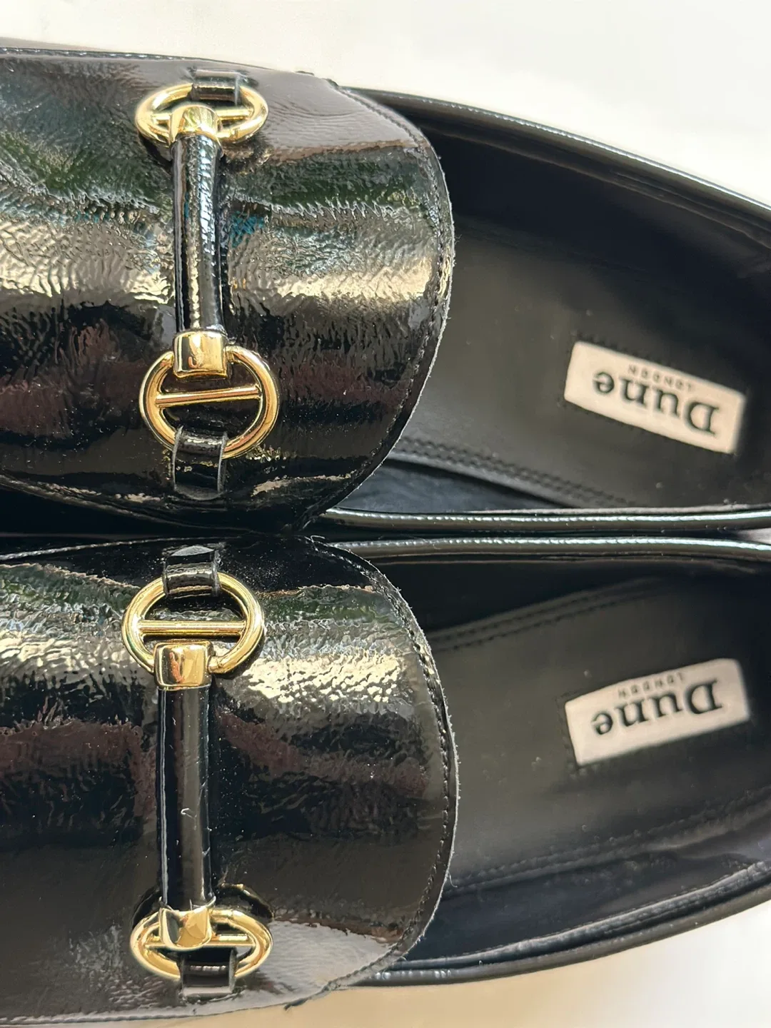 DUNE London, black leather loafers, size EUR 38/ US 7-7.5 image indicator(7)