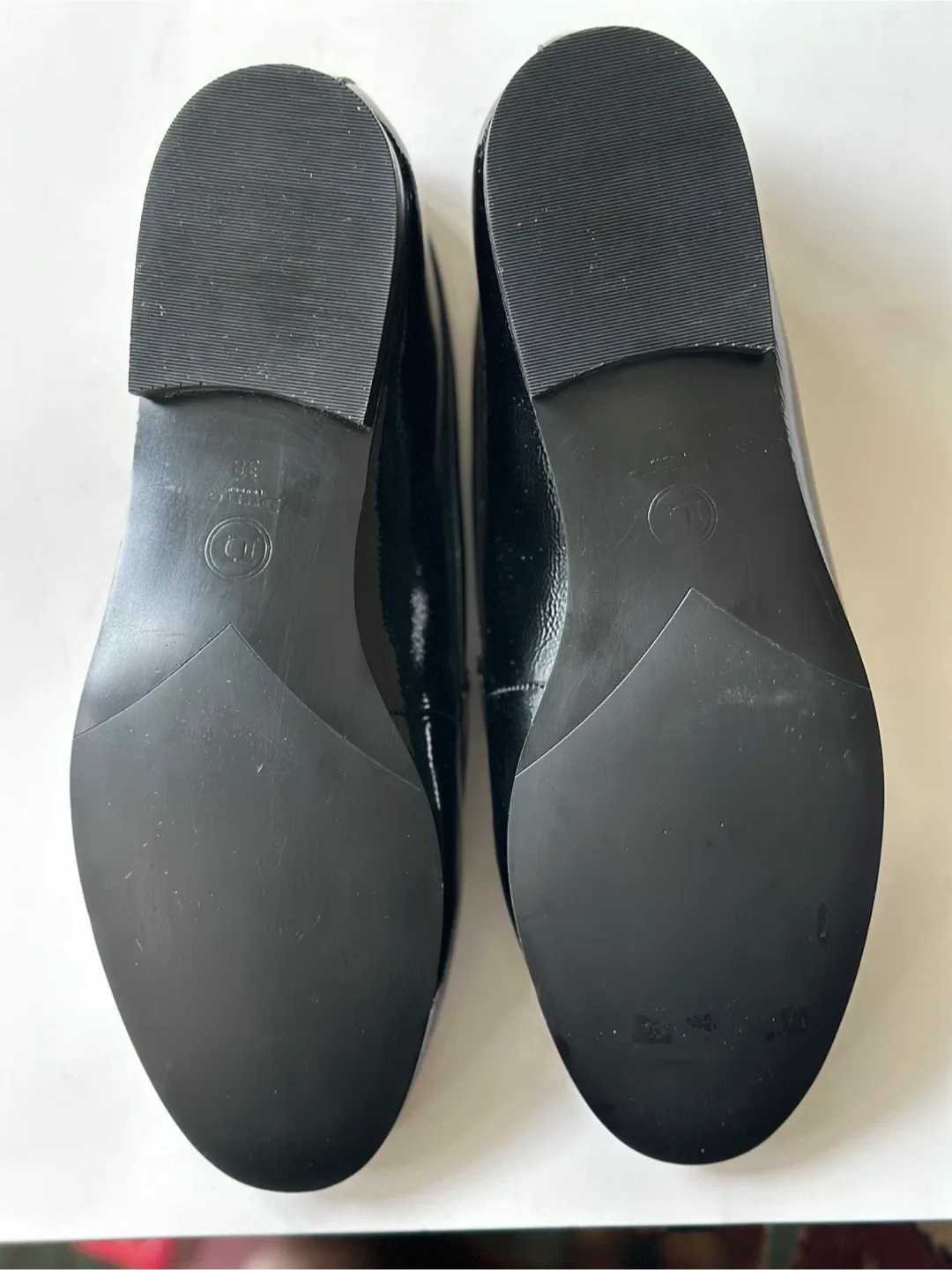 DUNE London, black leather loafers, size EUR 38/ US 7-7.5 image indicator(9)