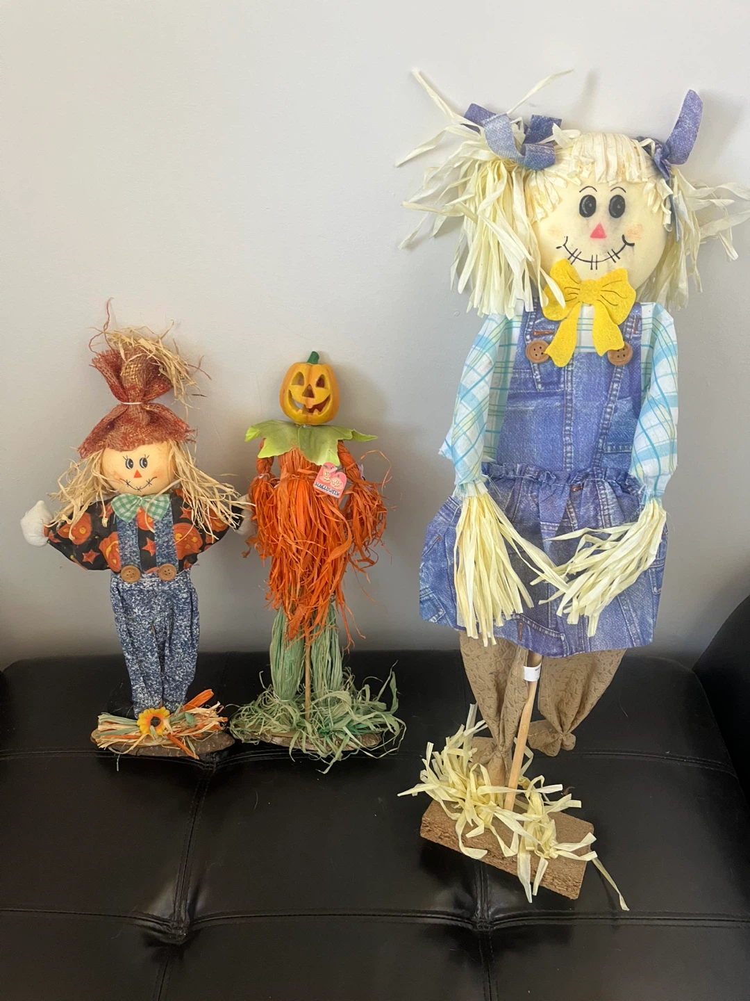 Fall Scarecrow Decorations (Set of 3)