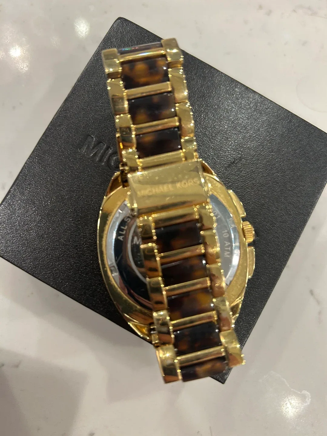 Michael Kors Gold & Tortoise Watch image indicator(2)