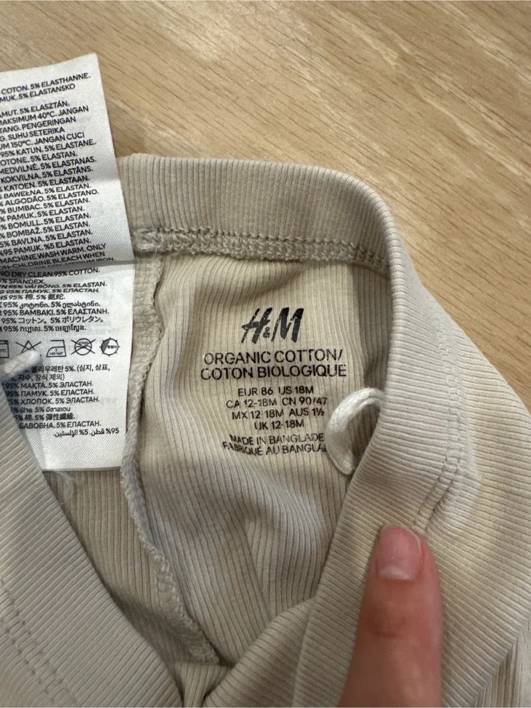 Bundle of kids leggings and slush pants- Size 12 m to 2T image indicator(5)