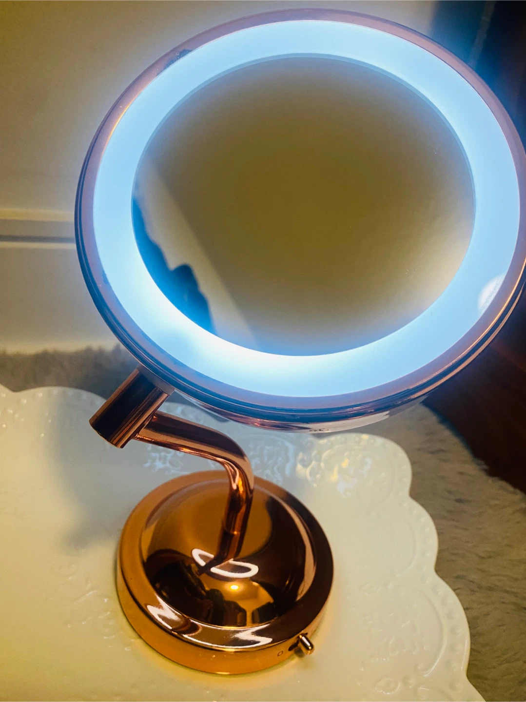 Illuminated Vanity Mirror - Rose Gold - photo 3