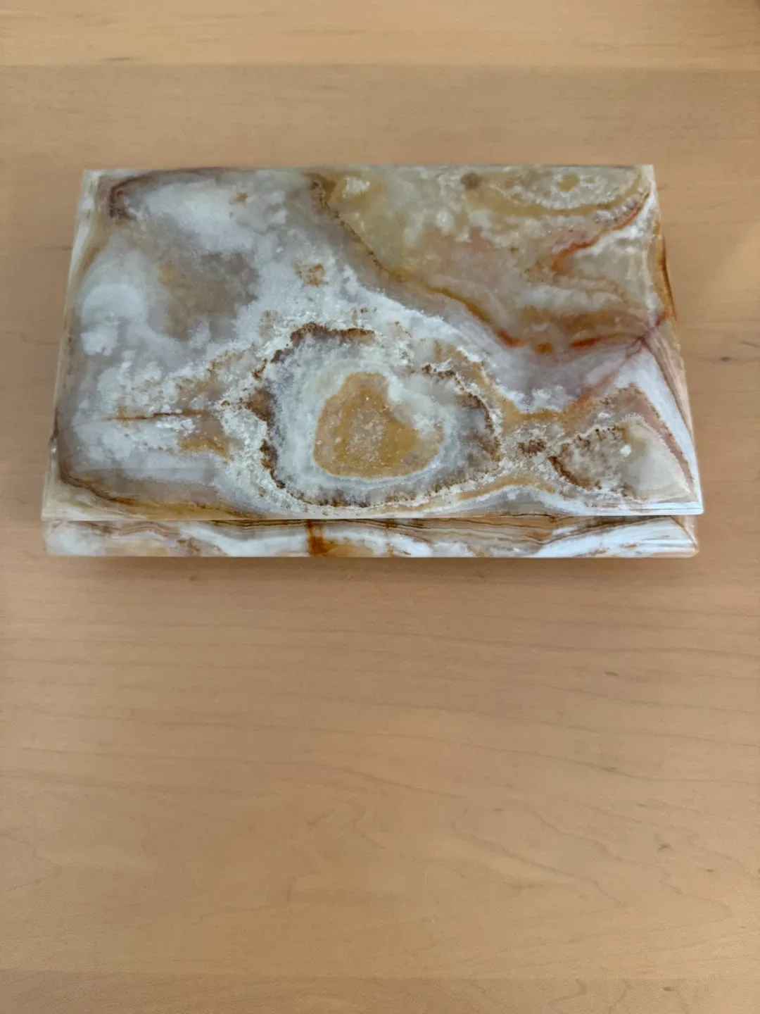 Genuine Marble Jewellery Trinket Box image indicator(2)