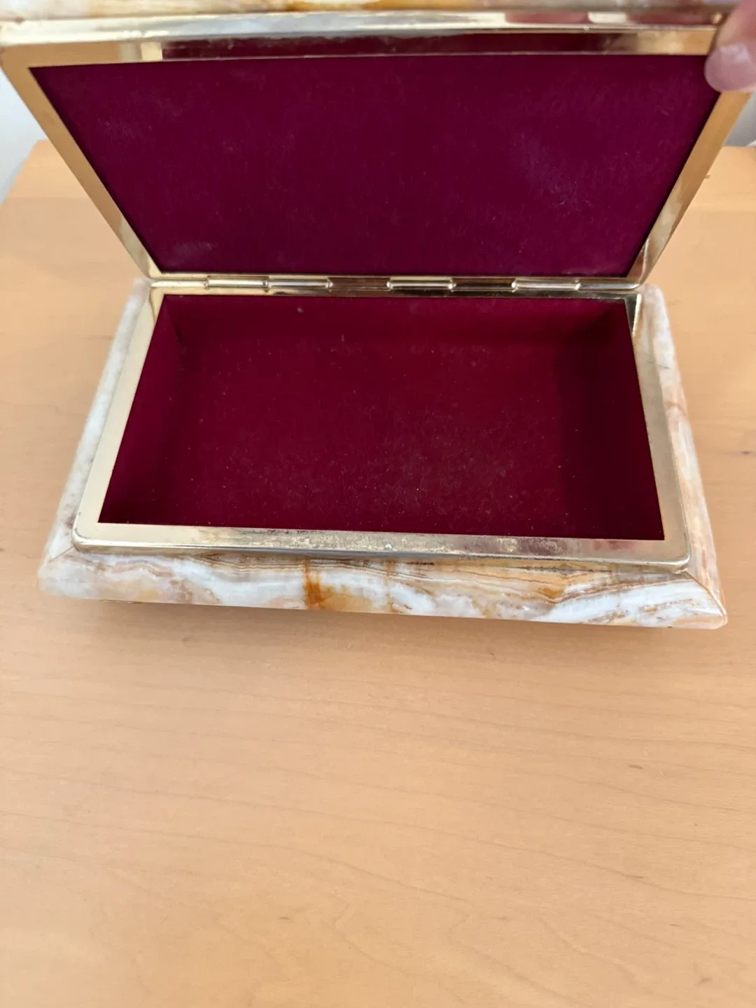 Genuine Marble Jewellery Trinket Box image indicator(4)