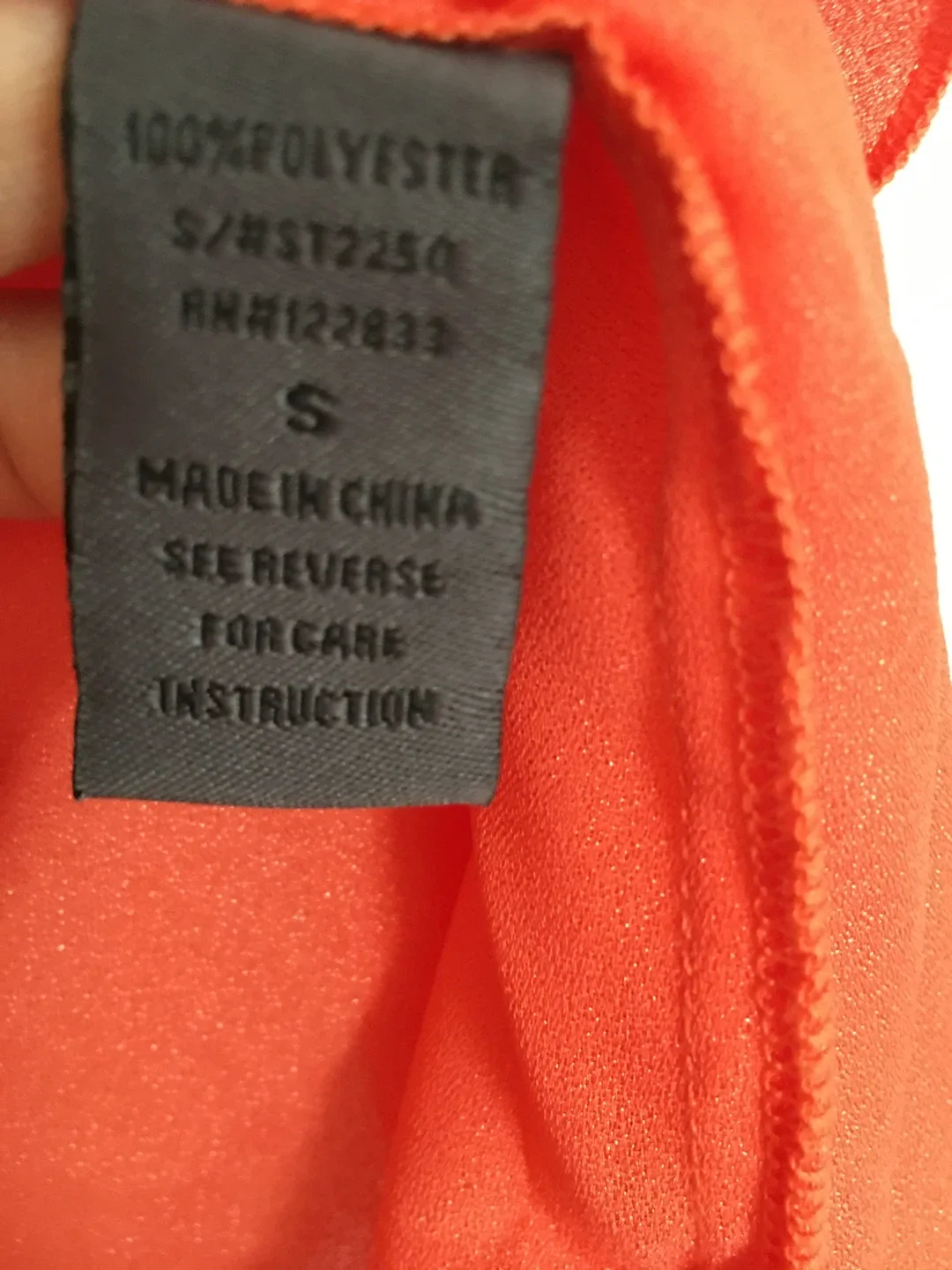 Coral Ruffle Halter Top - Size Small image indicator(2)