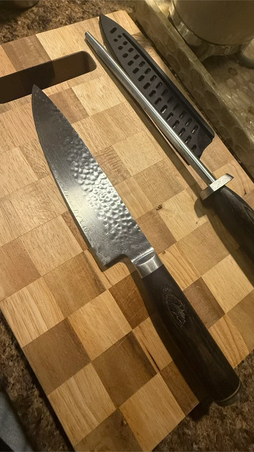 SHUN Chef Knife with Honing STEEL