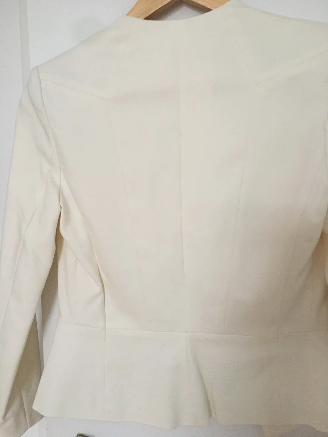 Forever New Cream Blazer - Size 8 image indicator(3)