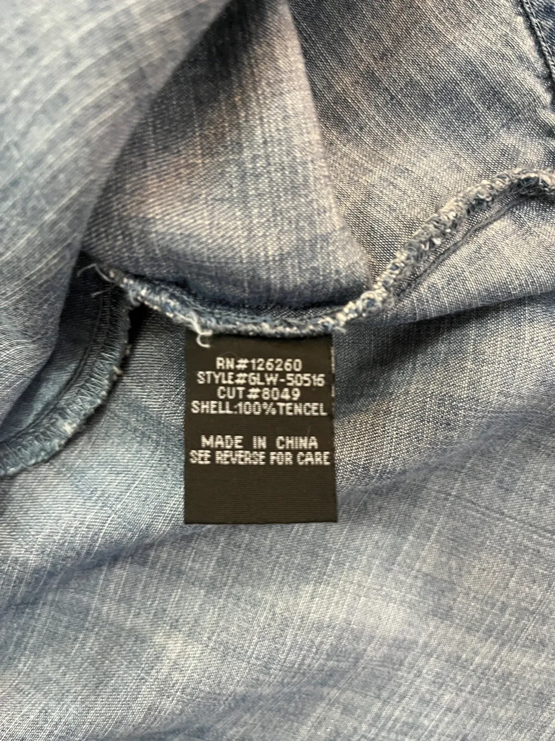 Velvet Heart women’s medium tencel chambray shirt dress, blue image indicator(8)