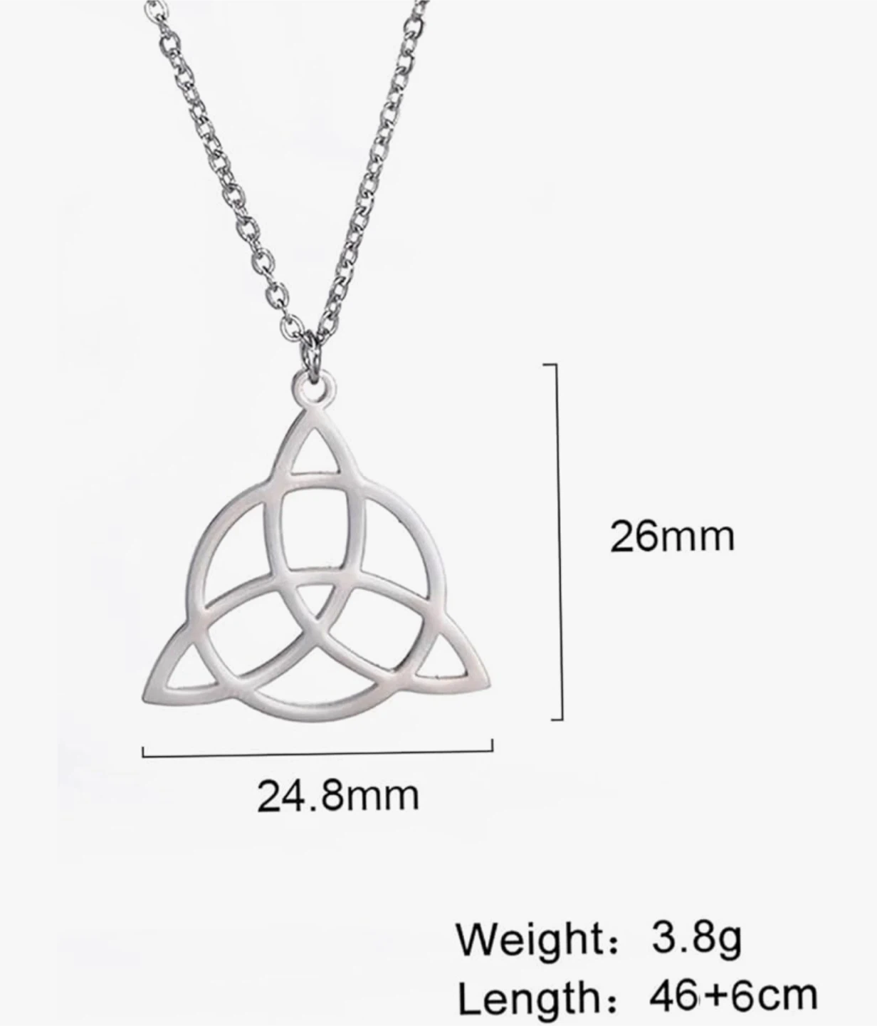 Trinity Knot Pendant Necklace - photo 4