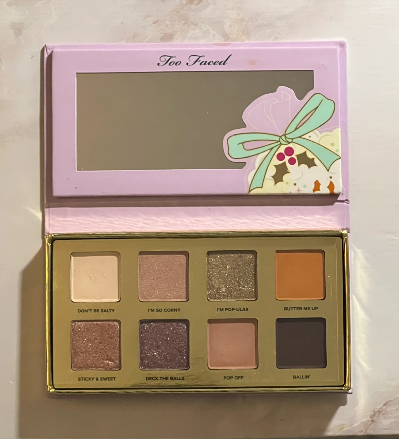 Too Faced Popcorn Balls Mini Eyeshadow Palette