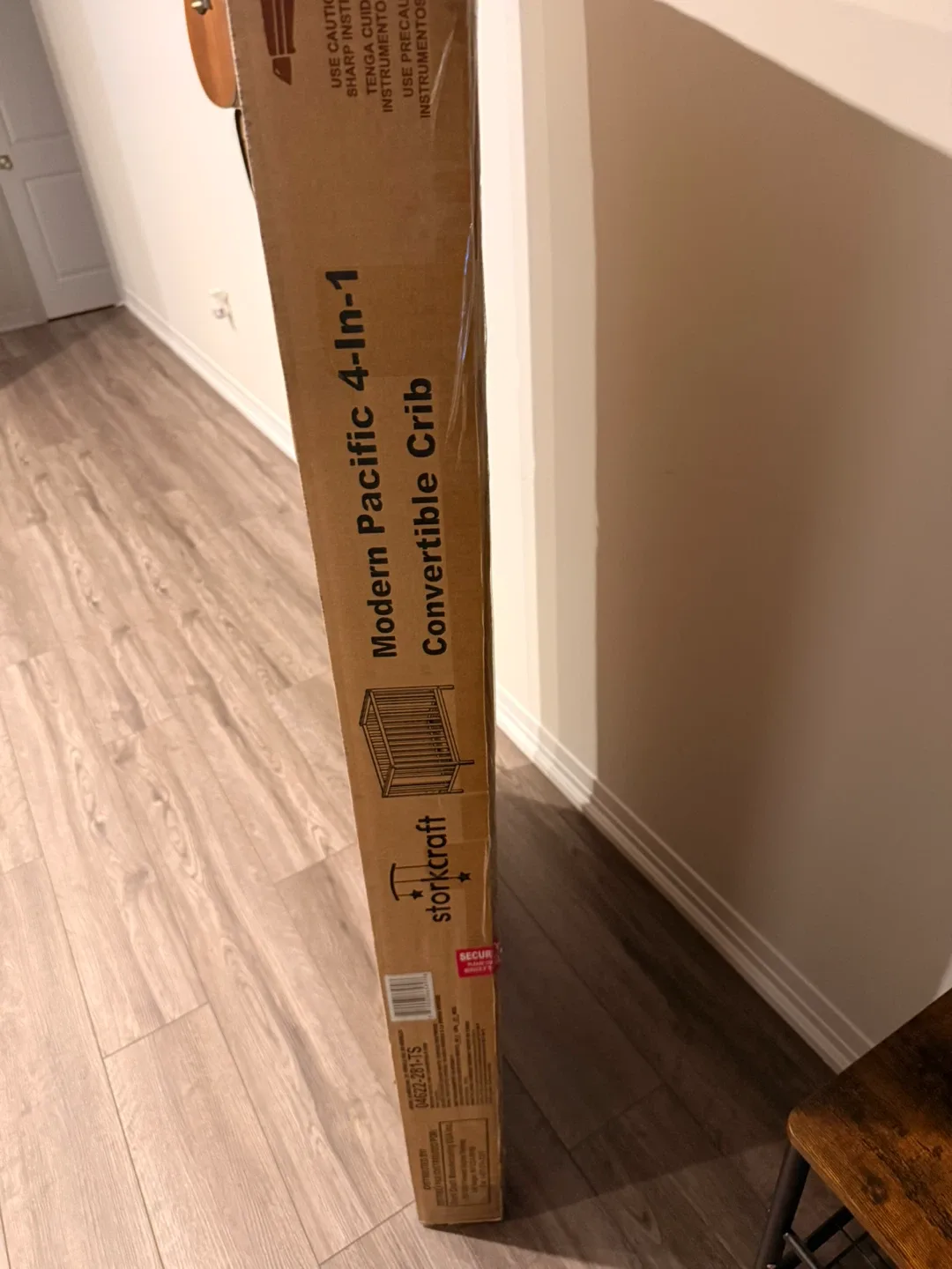 Storkcraft Modern Pacific 4-in-1 Convertible Crib - NEW in box! image indicator(4)