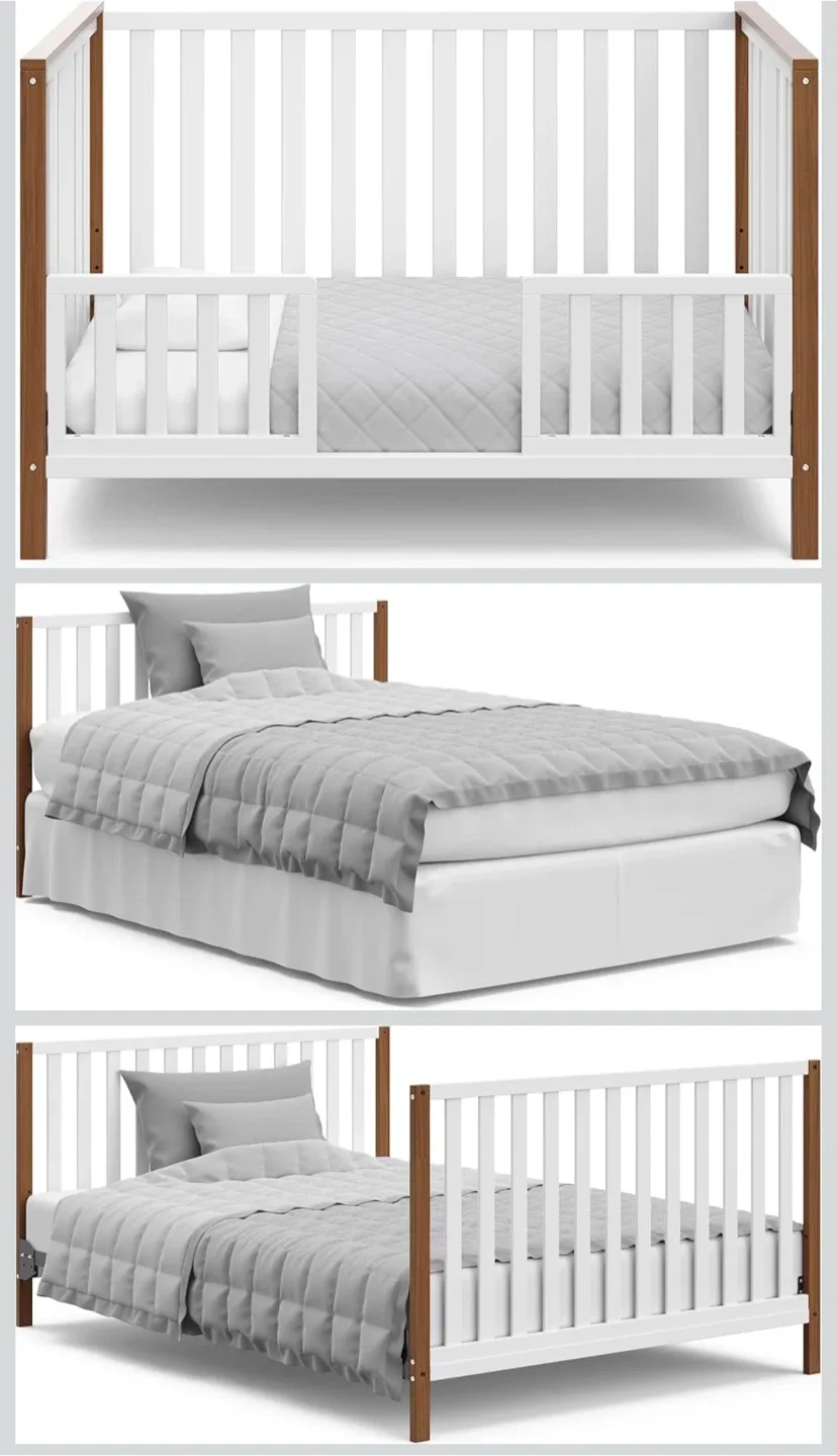 Storkcraft Modern Pacific 4-in-1 Convertible Crib - NEW in box! image indicator(5)