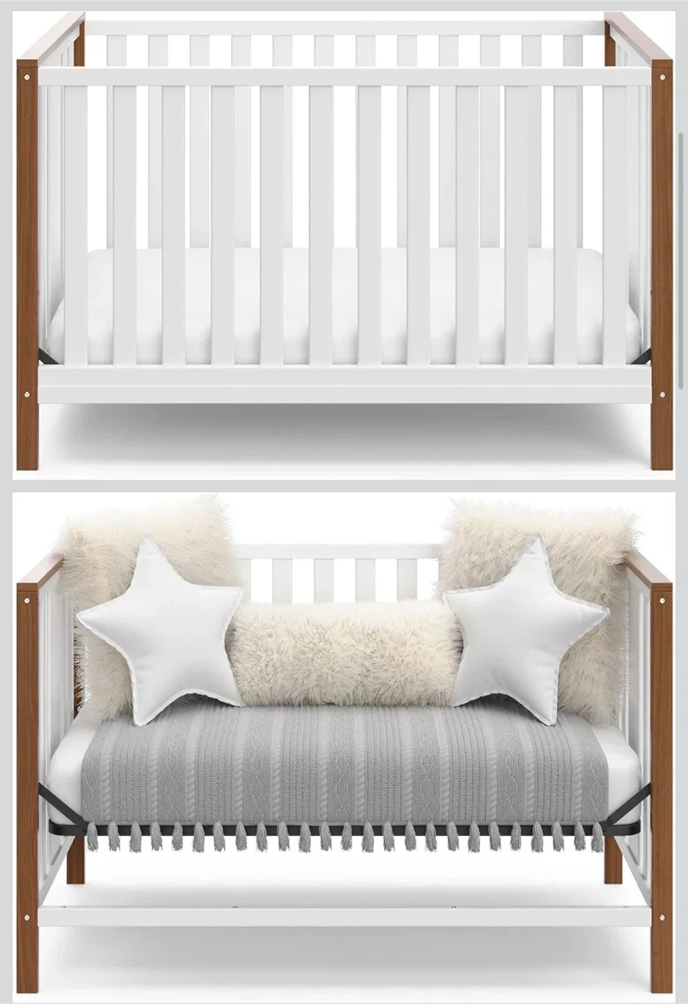 Storkcraft Modern Pacific 4-in-1 Convertible Crib - NEW in box! image indicator(7)