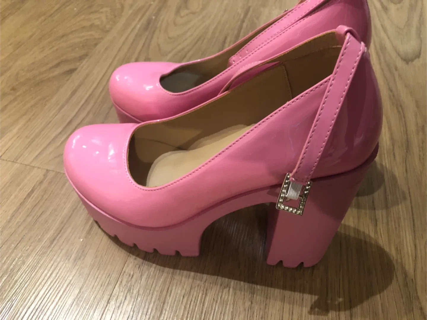 Pink Platform Heels Size 39 image indicator(3)