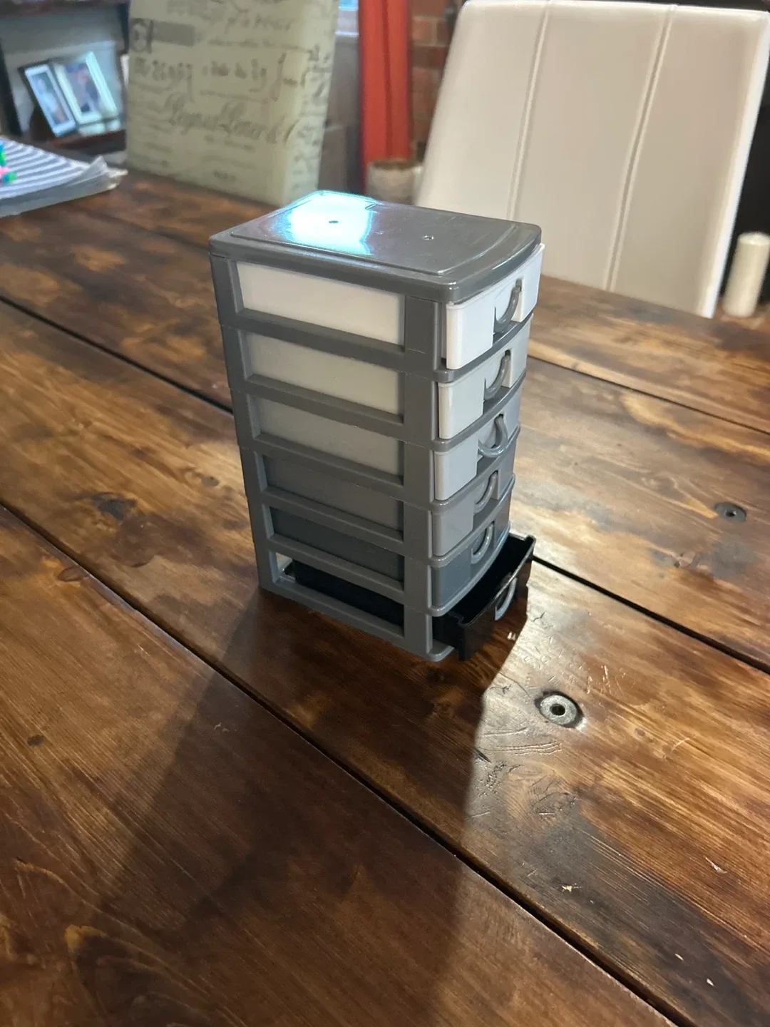 Grey 6-Drawer Storage Container image indicator(2)