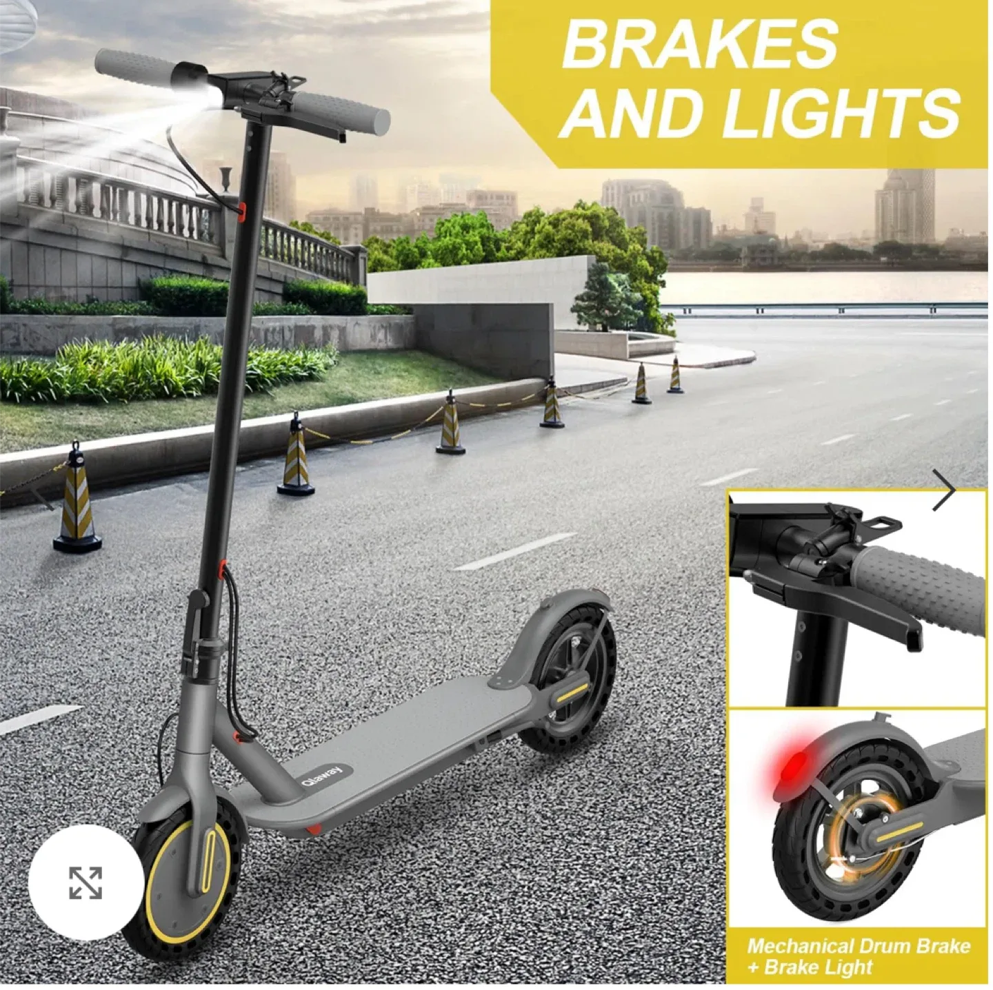 ⚡ Qlaway Electric Scooter – 31 KM/H SPEED! – $280 FIRM⚡ image indicator(9)