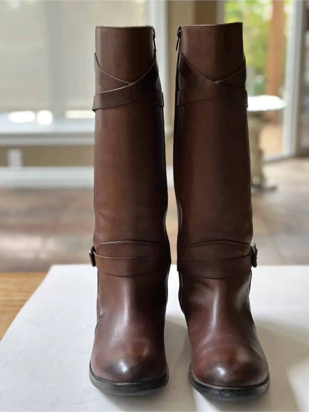 XACATA Leather Riding Boots made in Spain Size EUR 40 / US 9-9.5 image indicator(4)
