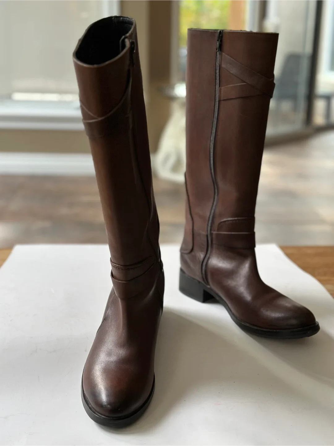 XACATA Leather Riding Boots made in Spain Size EUR 40 / US 9-9.5 image indicator(3)